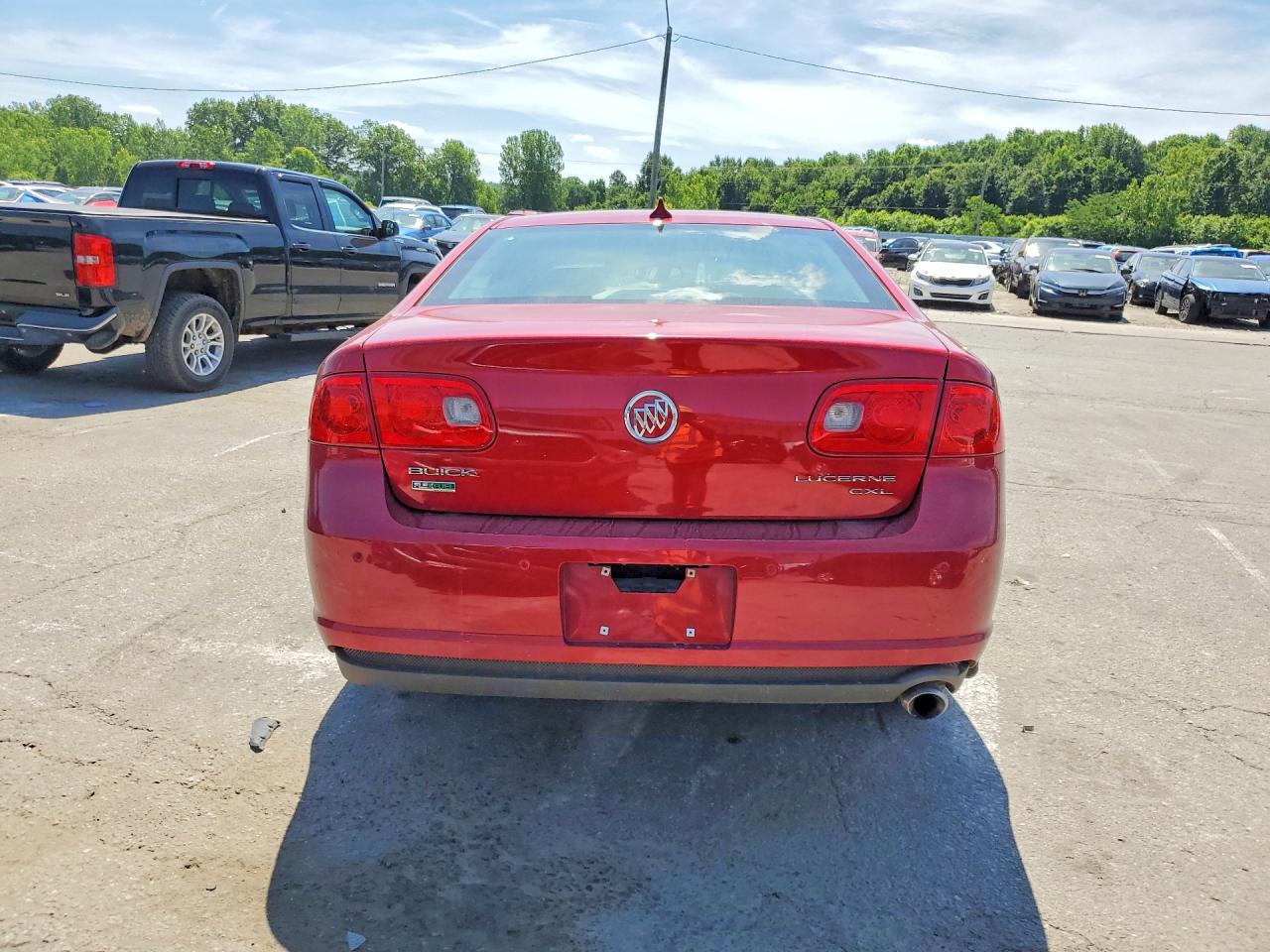 2011 Buick Lucerne Cxl Red vin: 1G4HC5EM9BU119501