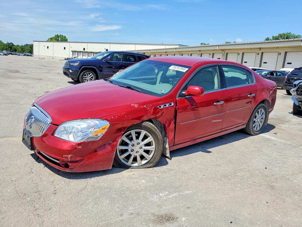 2011 Buick Lucerne Cxl Red vin: 1G4HC5EM9BU119501