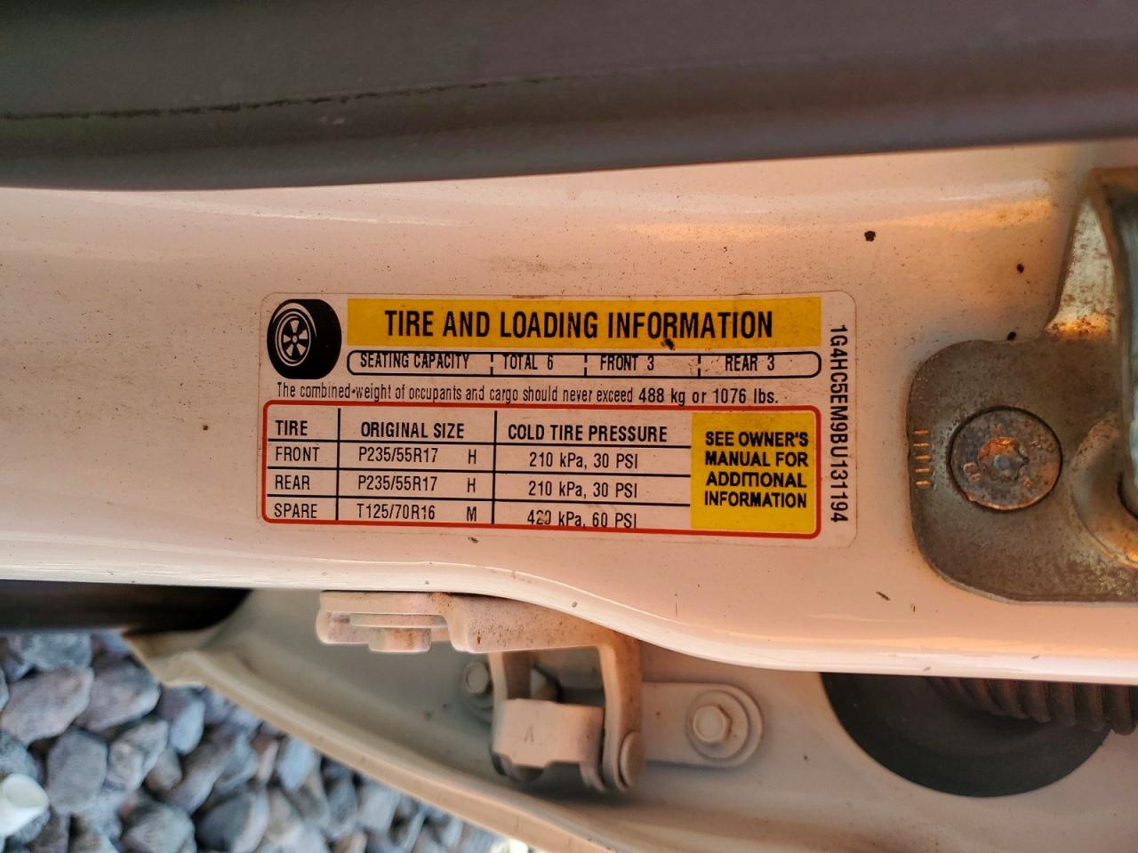 2011 Buick Lucerne Cxl Cream vin: 1G4HC5EM9BU131194