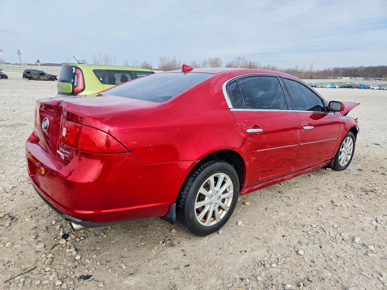 2011 Buick Lucerne Cxl Red vin: 1G4HC5EM9BU133026