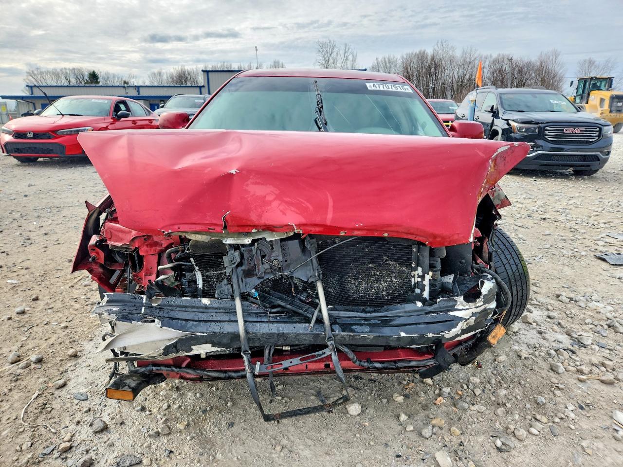 2011 Buick Lucerne Cxl Red vin: 1G4HC5EM9BU133026