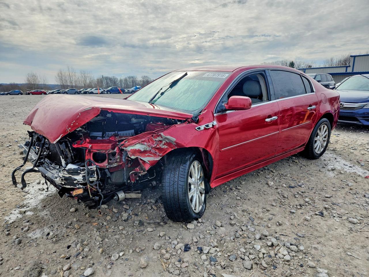2011 Buick Lucerne Cxl Red vin: 1G4HC5EM9BU133026