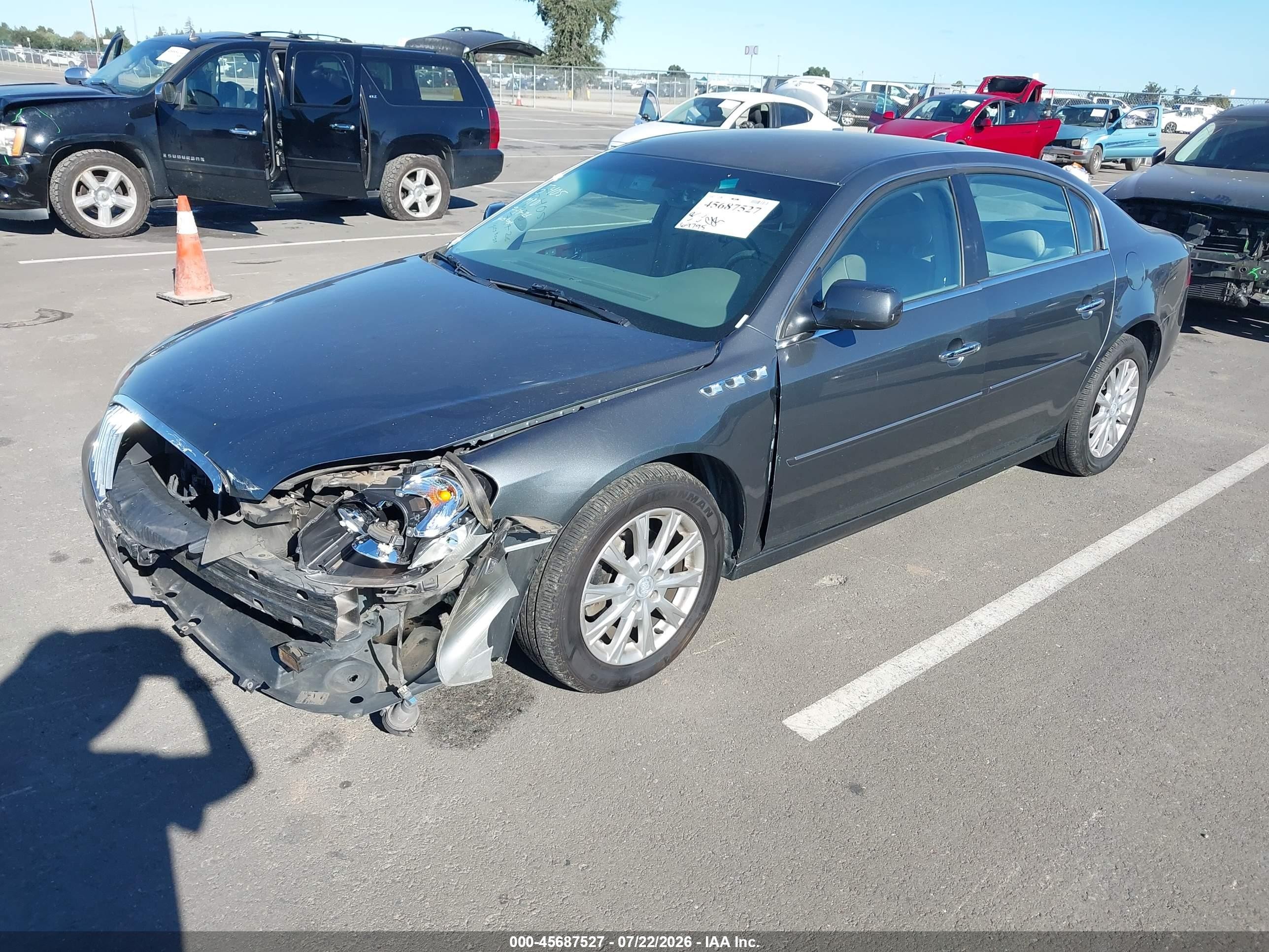 2011 Buick Lucerne Cxl Серый vin: 1G4HC5EM9BU152028