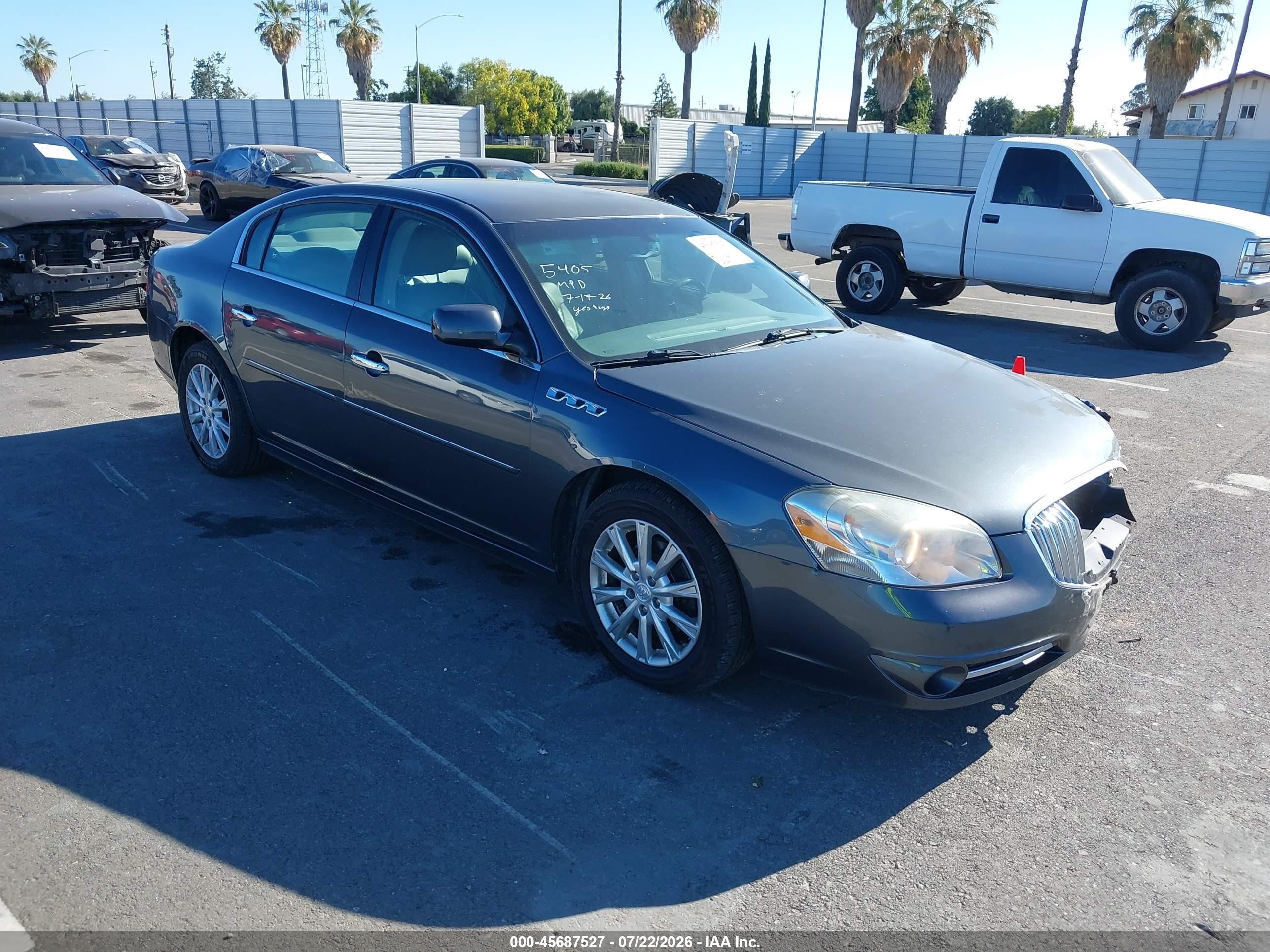 2011 Buick Lucerne Cxl Gray vin: 1G4HC5EM9BU152028