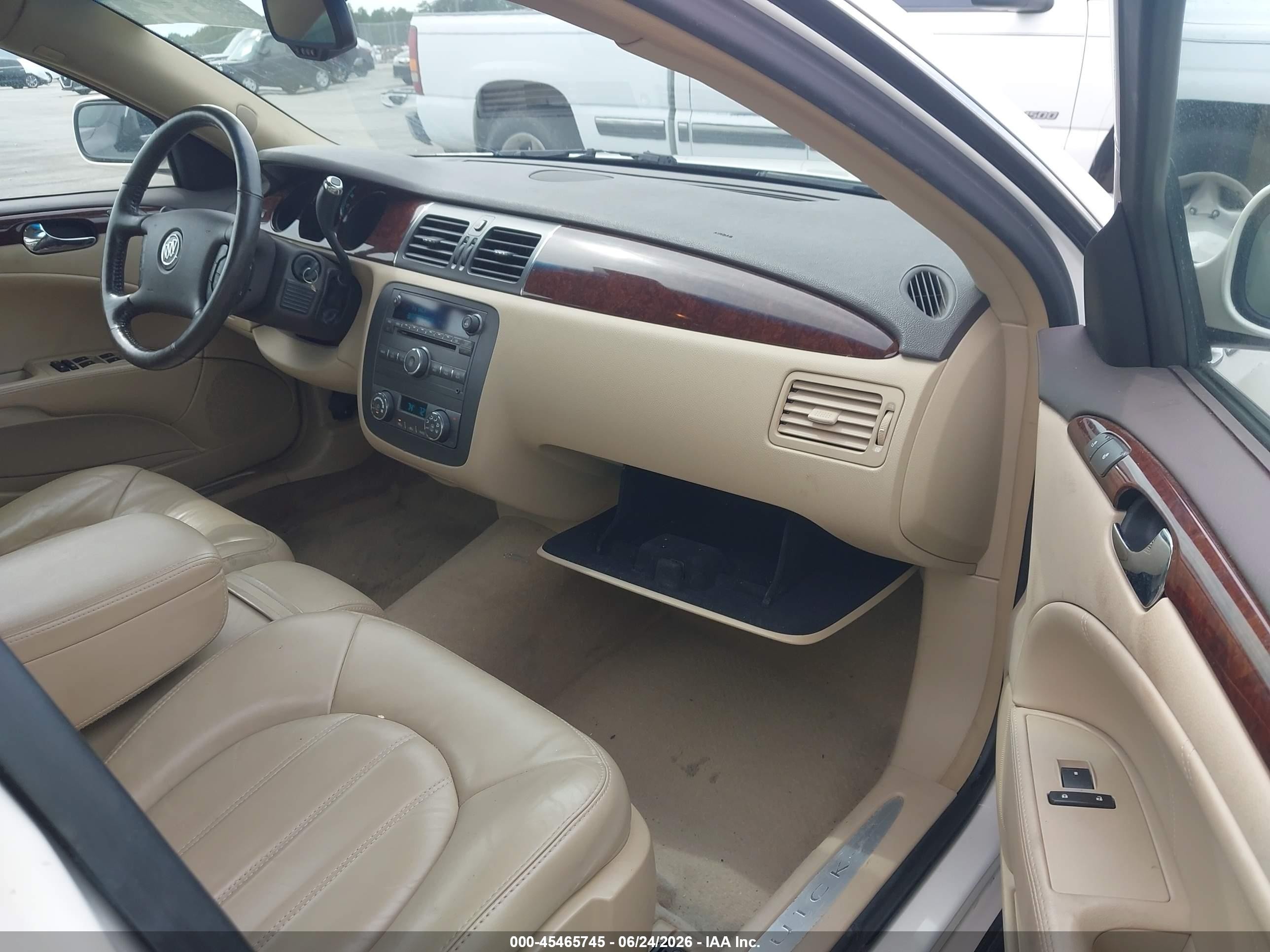 2010 Buick Lucerne Cxl White vin: 1G4HC5EMXAU132756