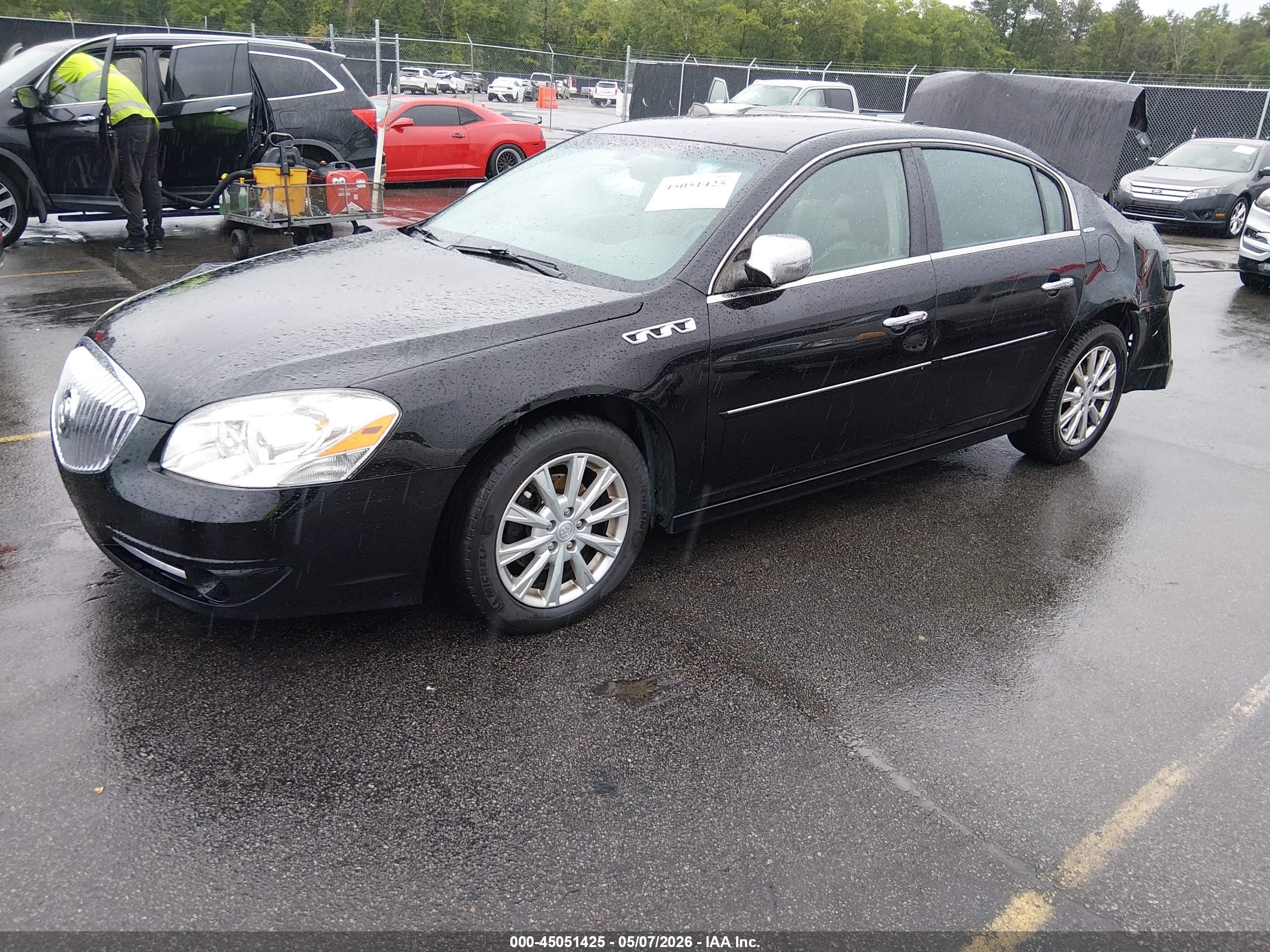 2011 Buick Lucerne Cxl Black vin: 1G4HC5EMXBU148571