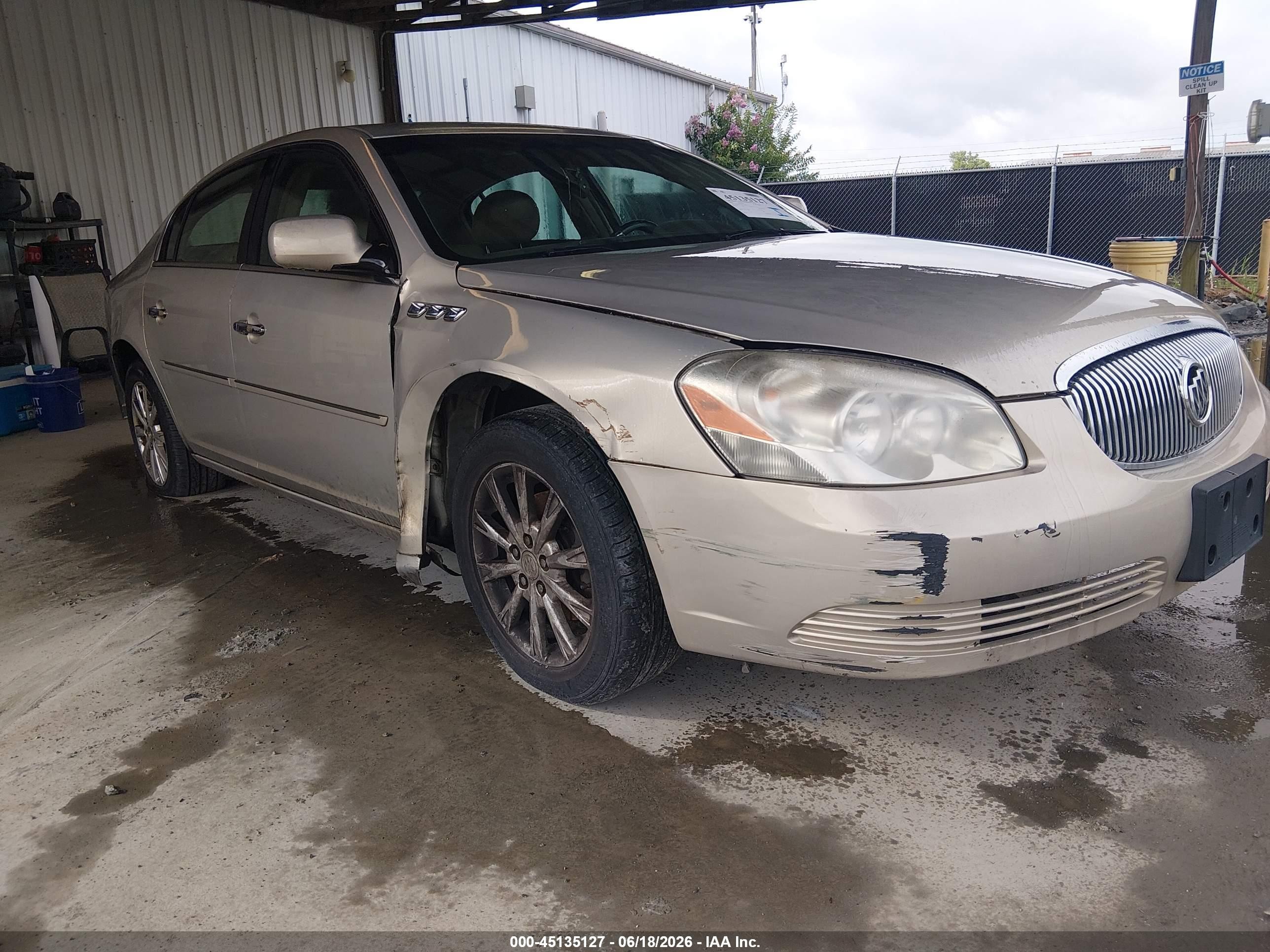 2009 Buick Lucerne Cxl Tan vin: 1G4HD57119U127442