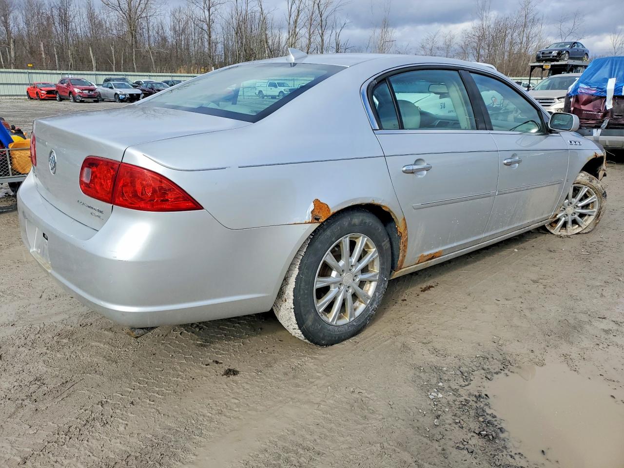 2009 Buick Lucerne Cxl Silver vin: 1G4HD57129U117566