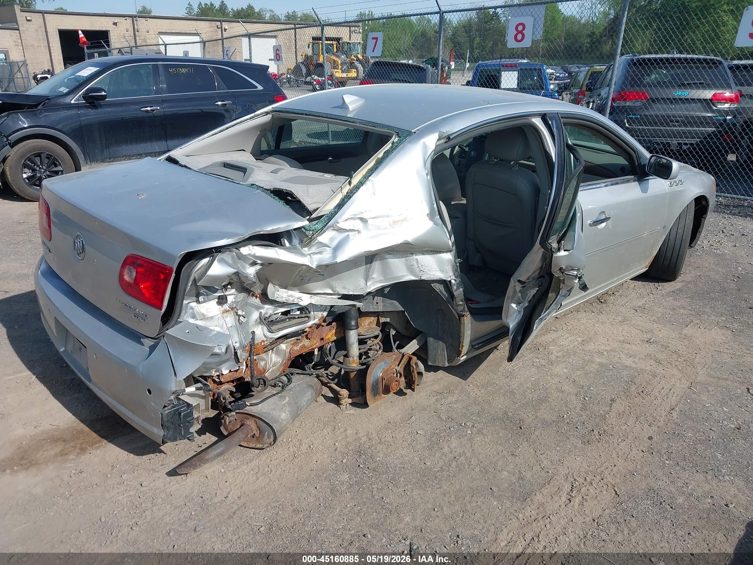 2009 Buick Lucerne Cxl Silver vin: 1G4HD57159U125970