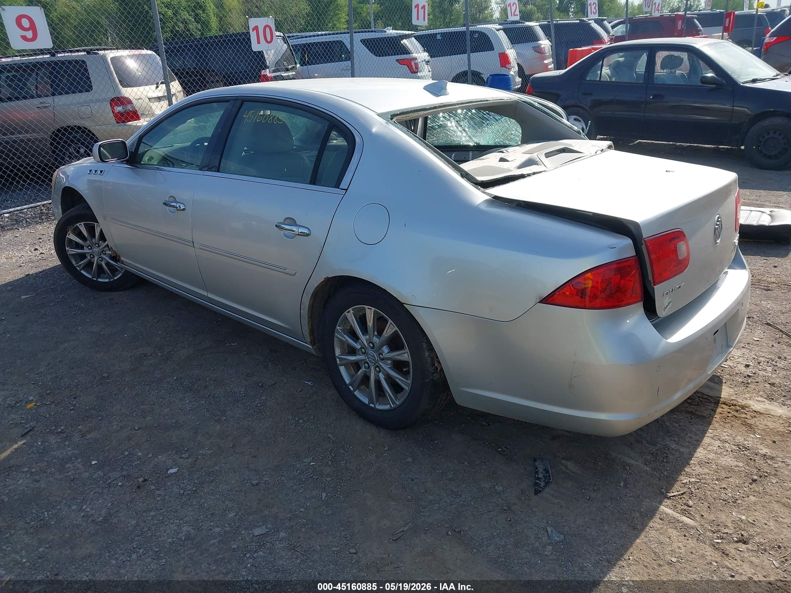 2009 Buick Lucerne Cxl Silver vin: 1G4HD57159U125970
