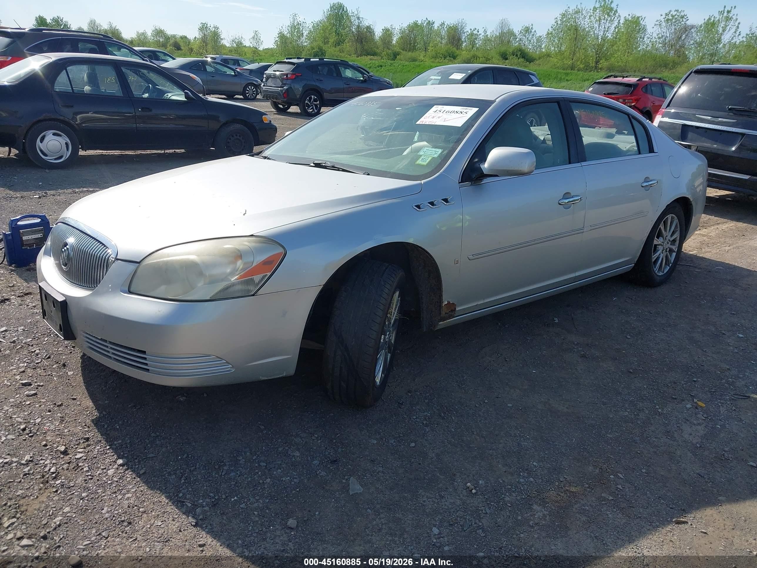 2009 Buick Lucerne Cxl Silver vin: 1G4HD57159U125970