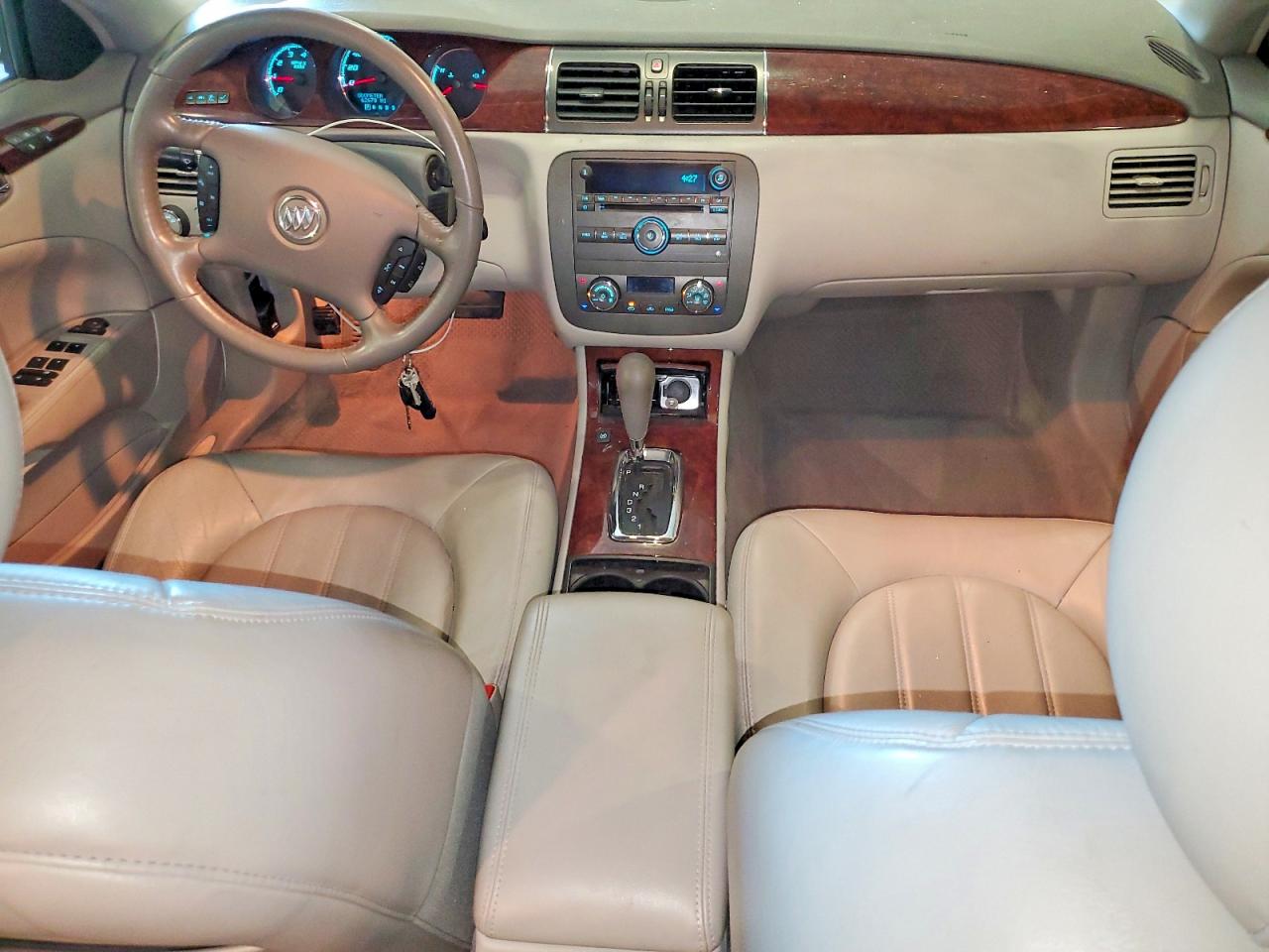 2009 Buick Lucerne Cxl White vin: 1G4HD57179U117644