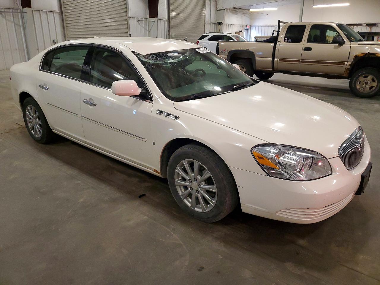 2009 Buick Lucerne Cxl White vin: 1G4HD57179U117644