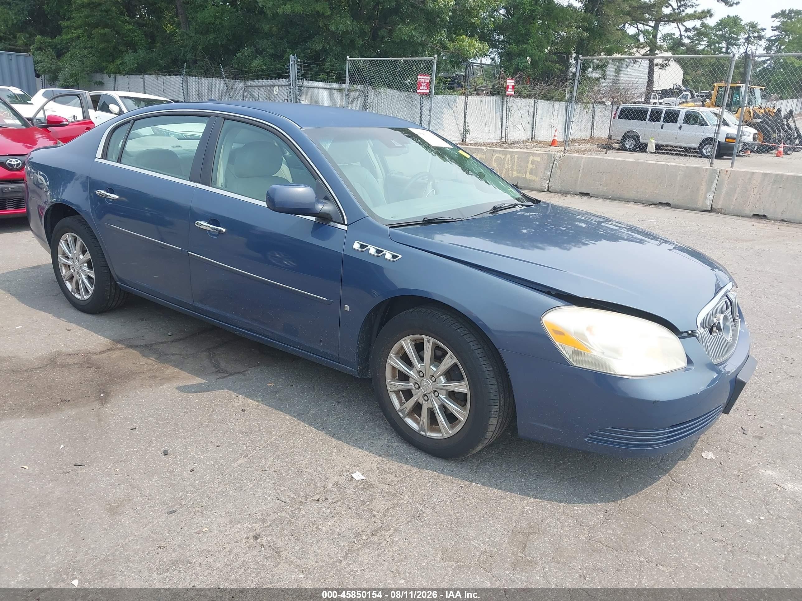 2009 Buick Lucerne Cxl-3 Blue vin: 1G4HD57199U108430