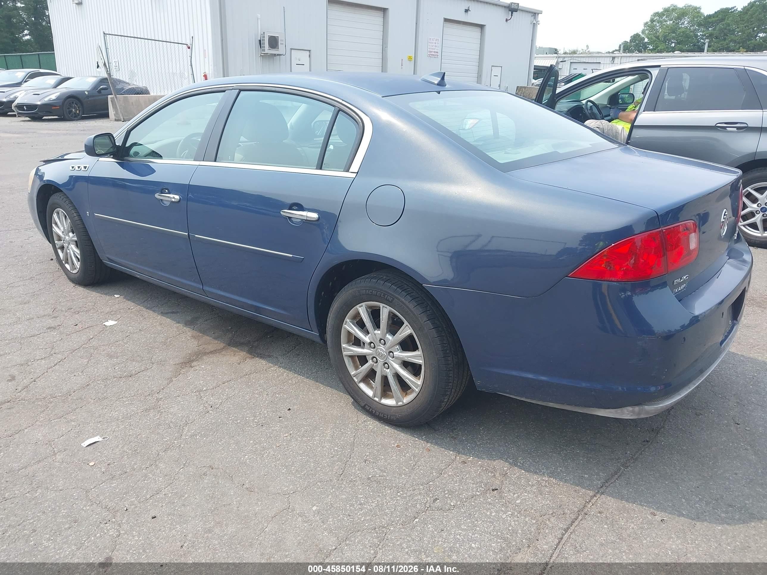 2009 Buick Lucerne Cxl-3 Blue vin: 1G4HD57199U108430