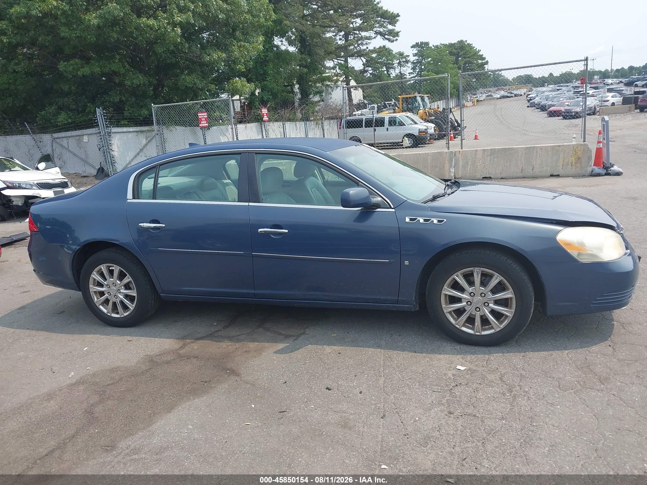 2009 Buick Lucerne Cxl-3 Blue vin: 1G4HD57199U108430
