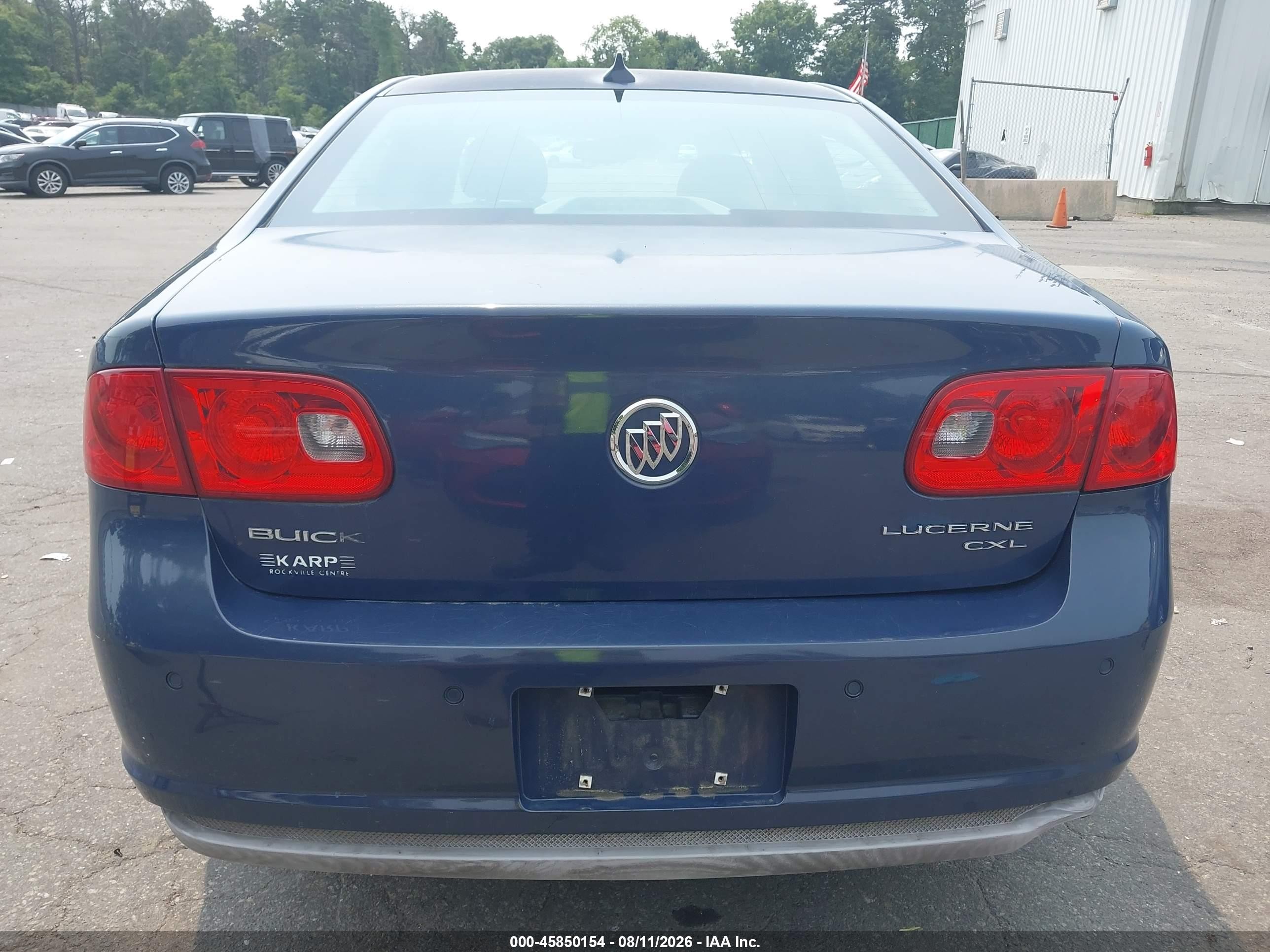 2009 Buick Lucerne Cxl-3 Blue vin: 1G4HD57199U108430