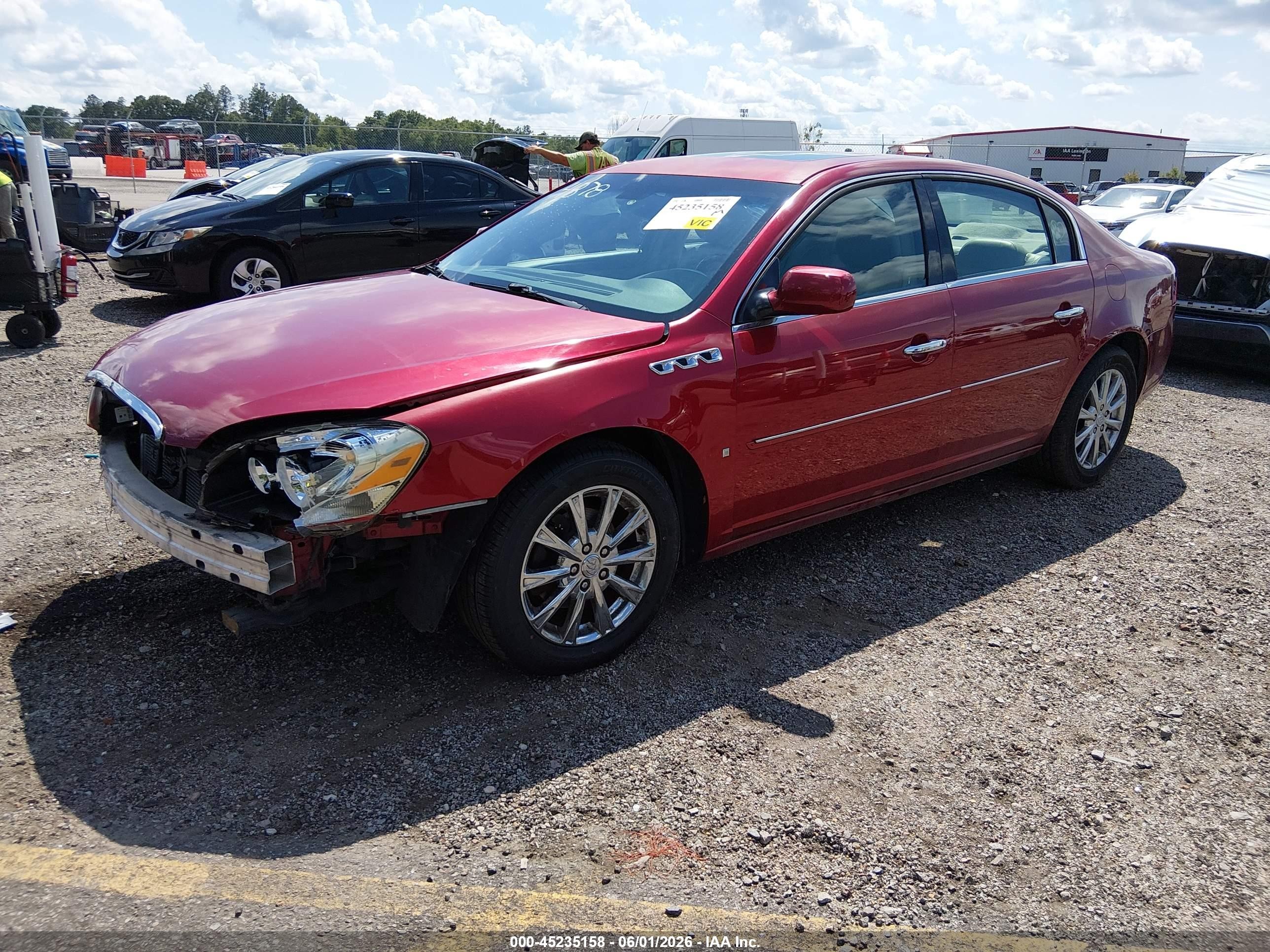 2009 Buick Lucerne Cxl-4 Красный vin: 1G4HD571X9U143963