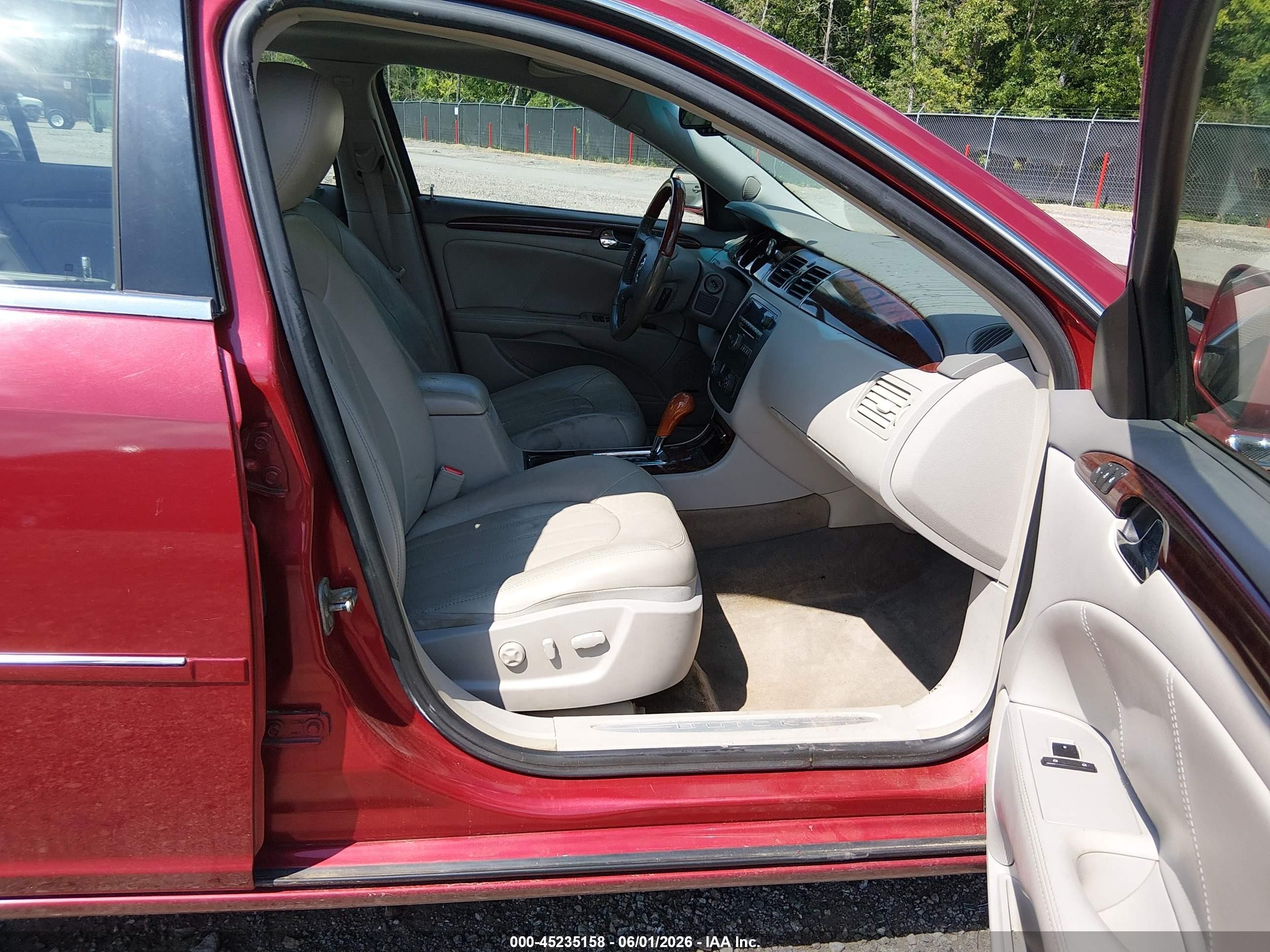 2009 Buick Lucerne Cxl-4 Красный vin: 1G4HD571X9U143963