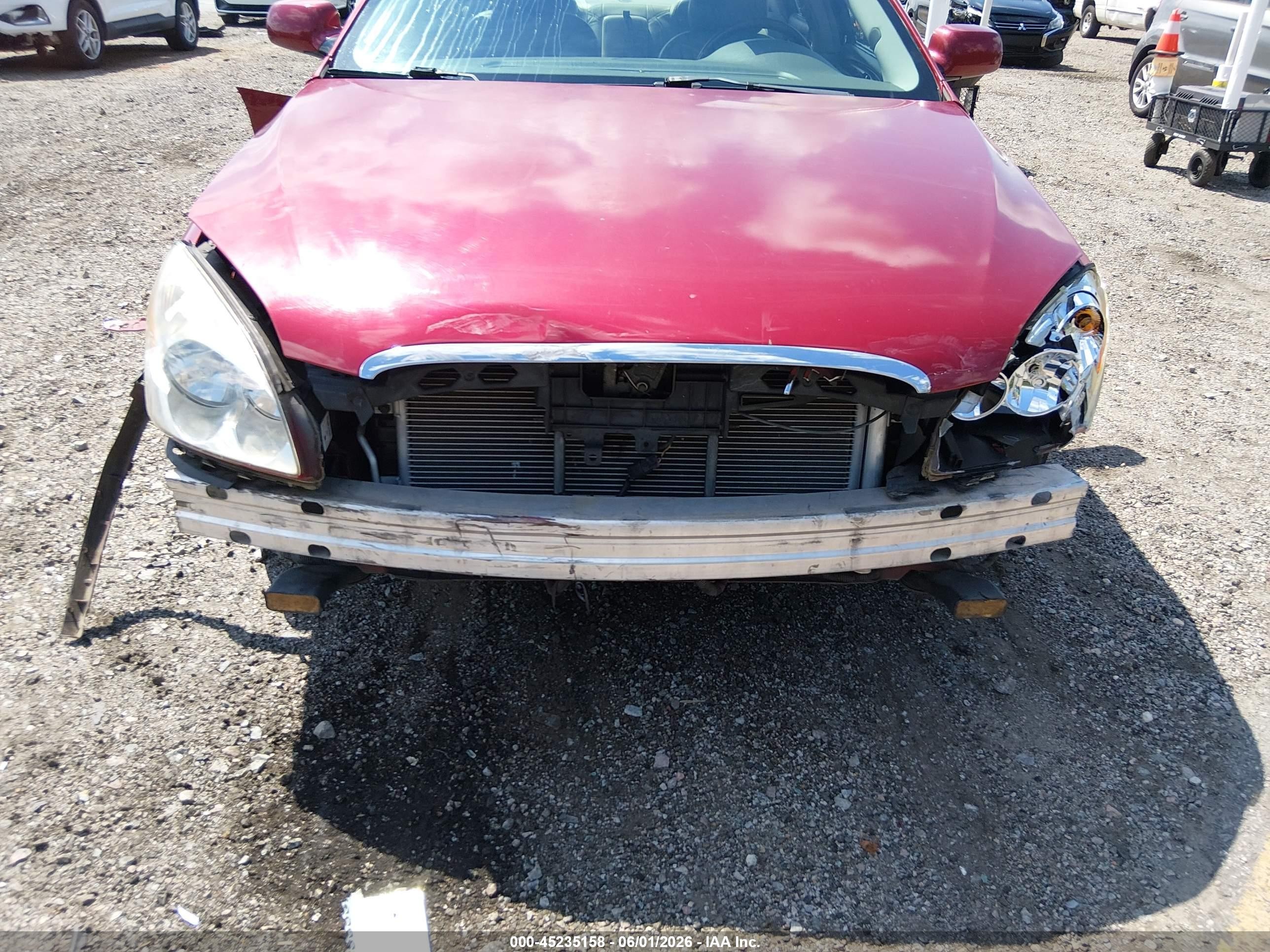 2009 Buick Lucerne Cxl-4 Красный vin: 1G4HD571X9U143963