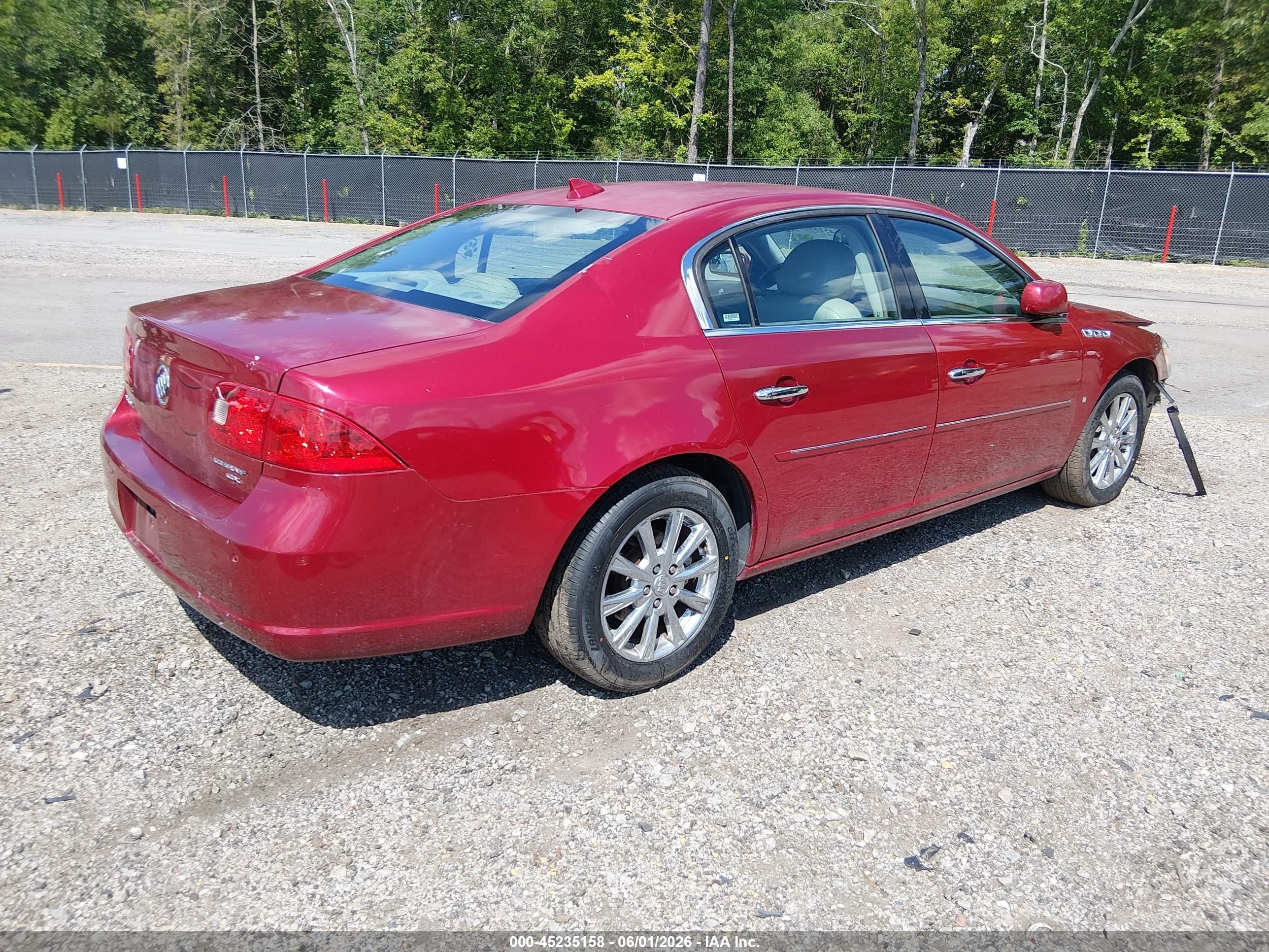 2009 Buick Lucerne Cxl-4 Красный vin: 1G4HD571X9U143963