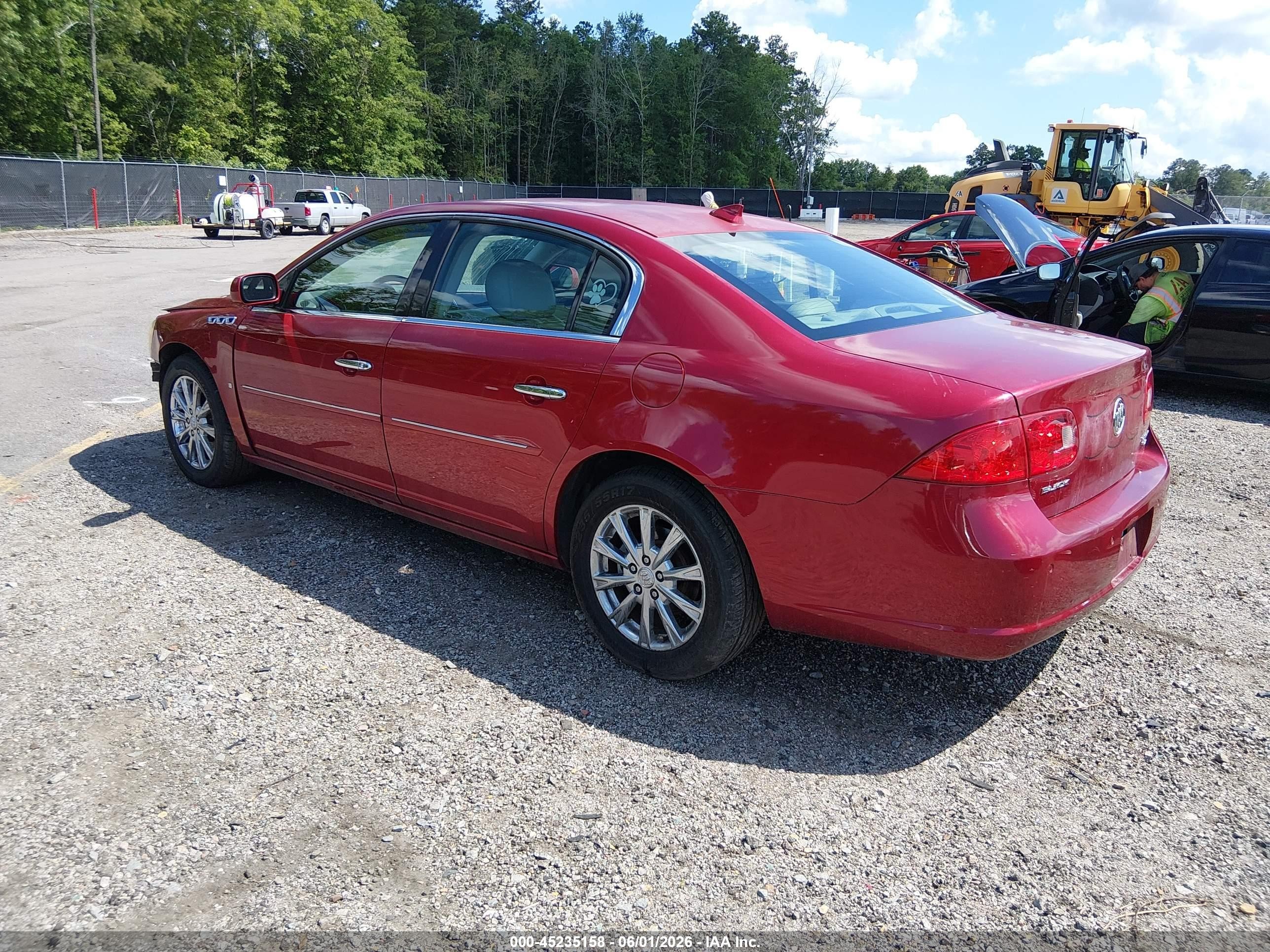 2009 Buick Lucerne Cxl-4 Красный vin: 1G4HD571X9U143963