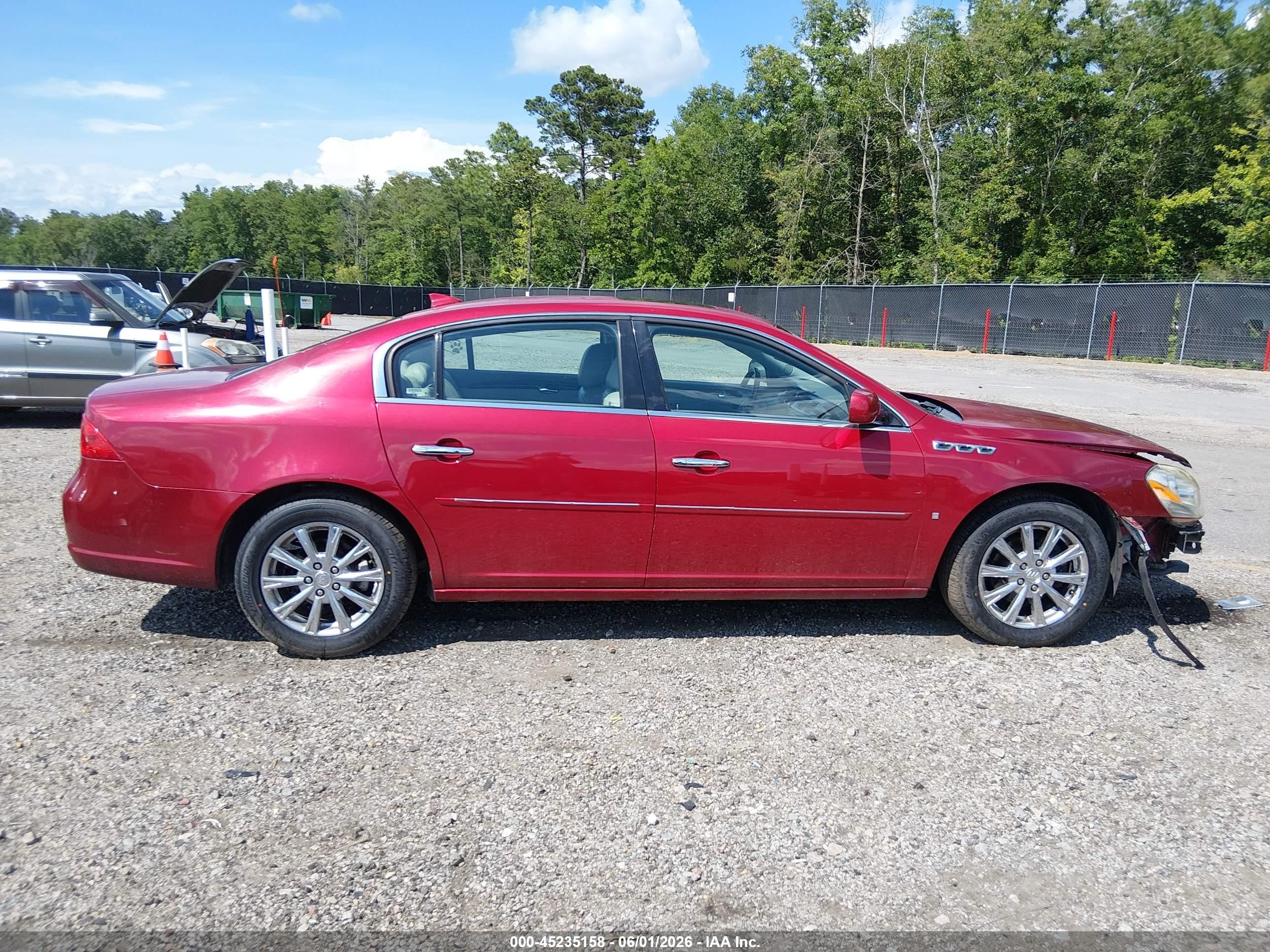 2009 Buick Lucerne Cxl-4 Красный vin: 1G4HD571X9U143963