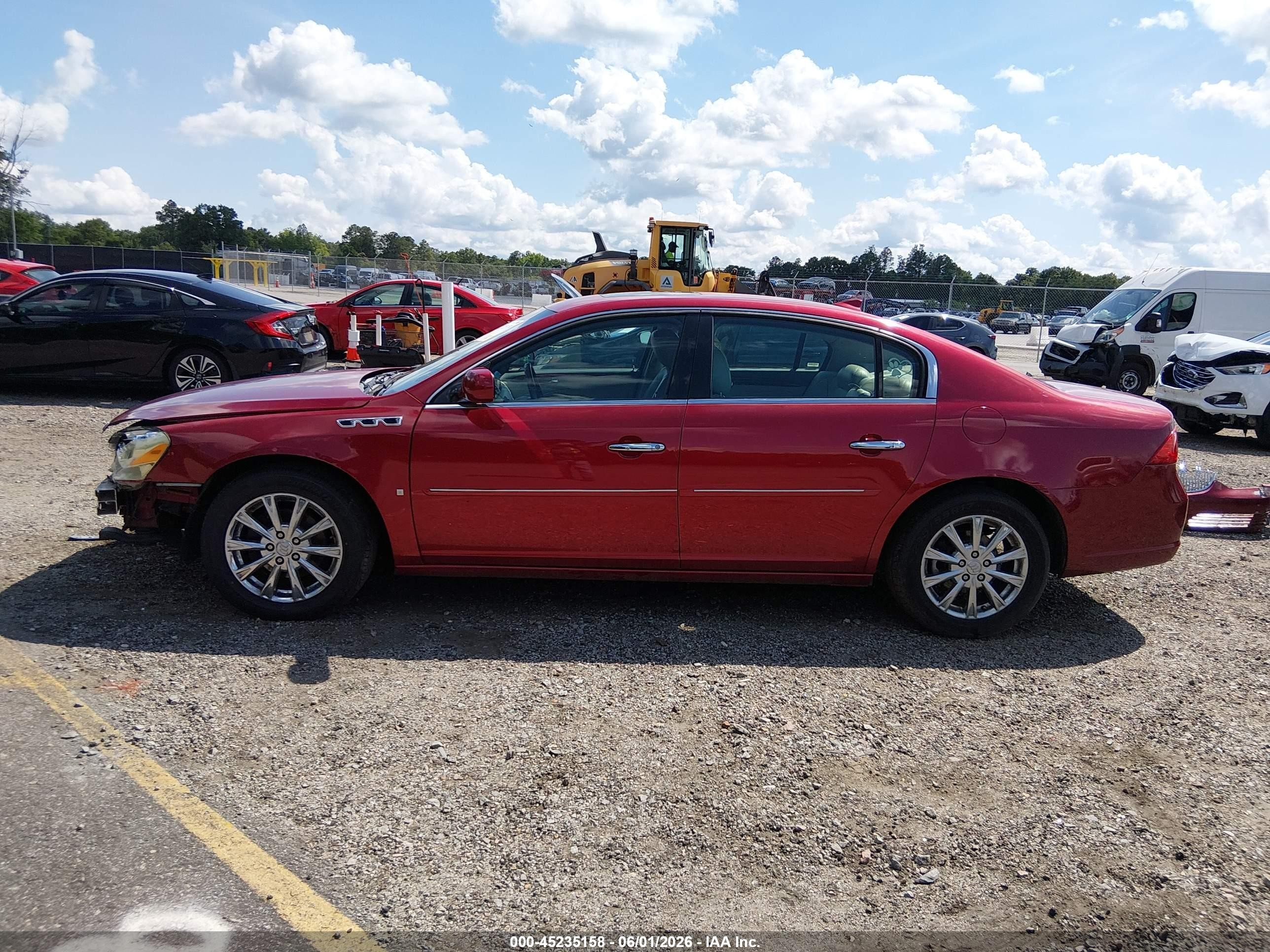 2009 Buick Lucerne Cxl-4 Красный vin: 1G4HD571X9U143963