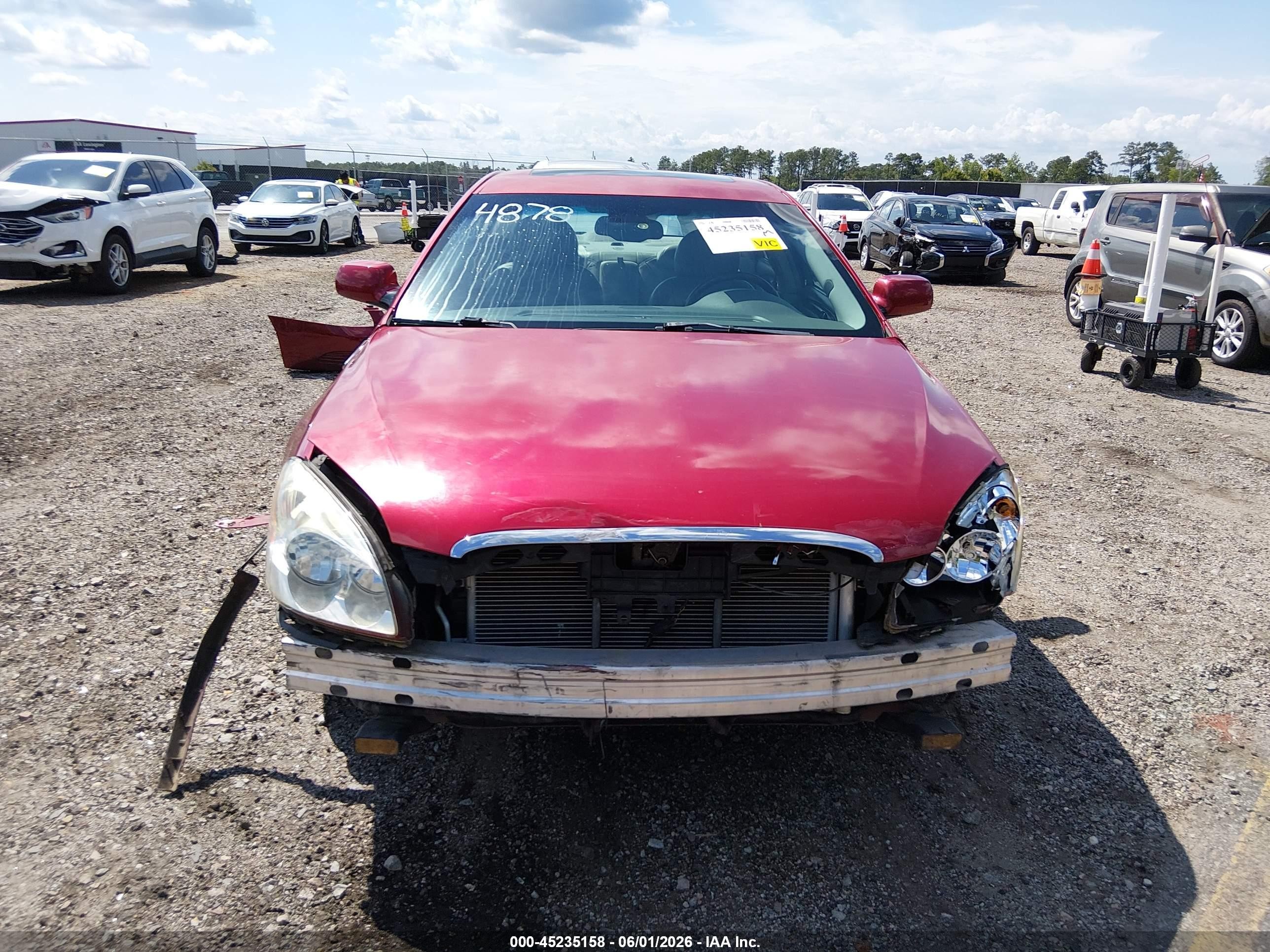 2009 Buick Lucerne Cxl-4 Красный vin: 1G4HD571X9U143963