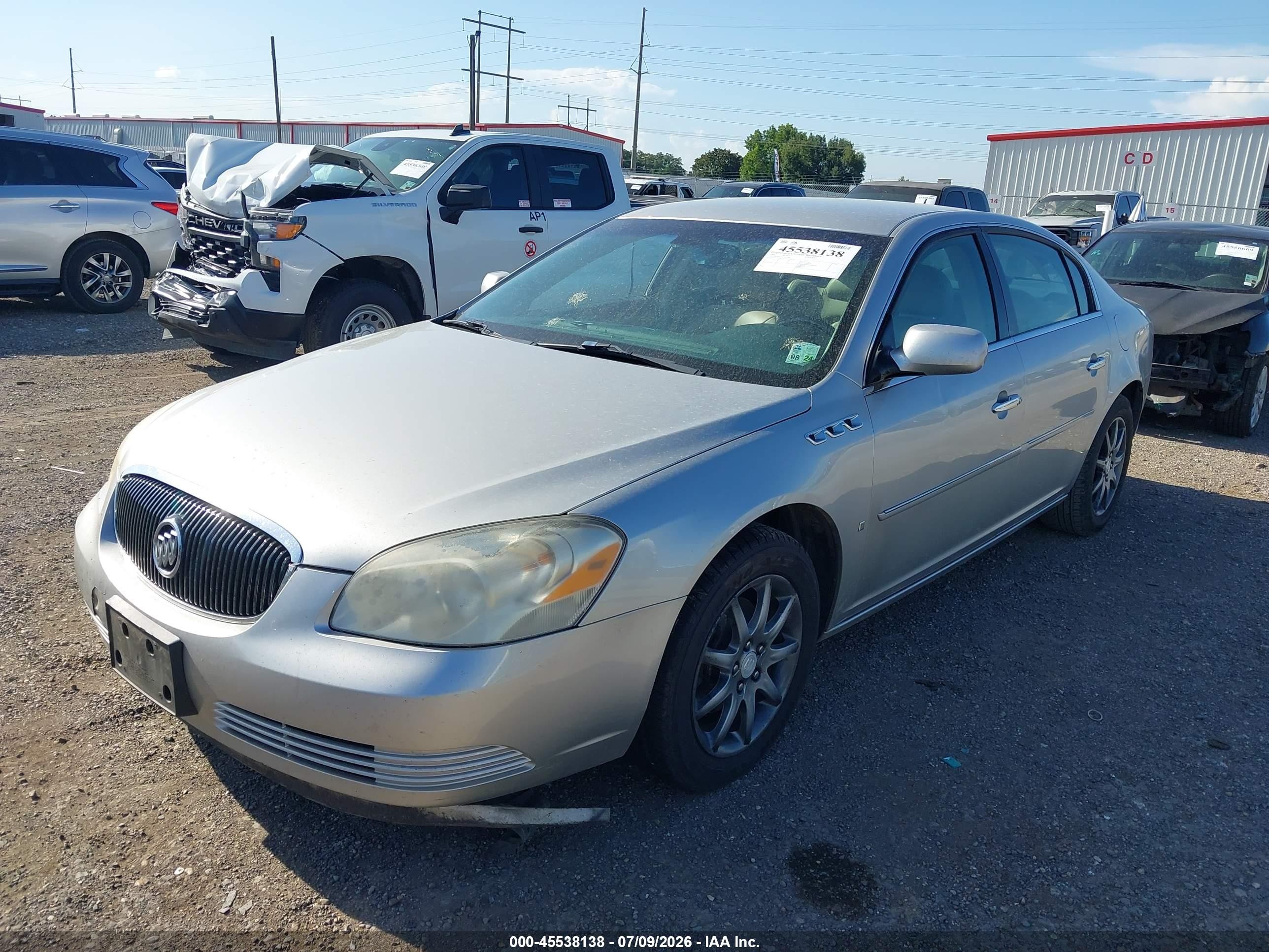 2006 Buick Lucerne Cxl Silver vin: 1G4HD57206U137299