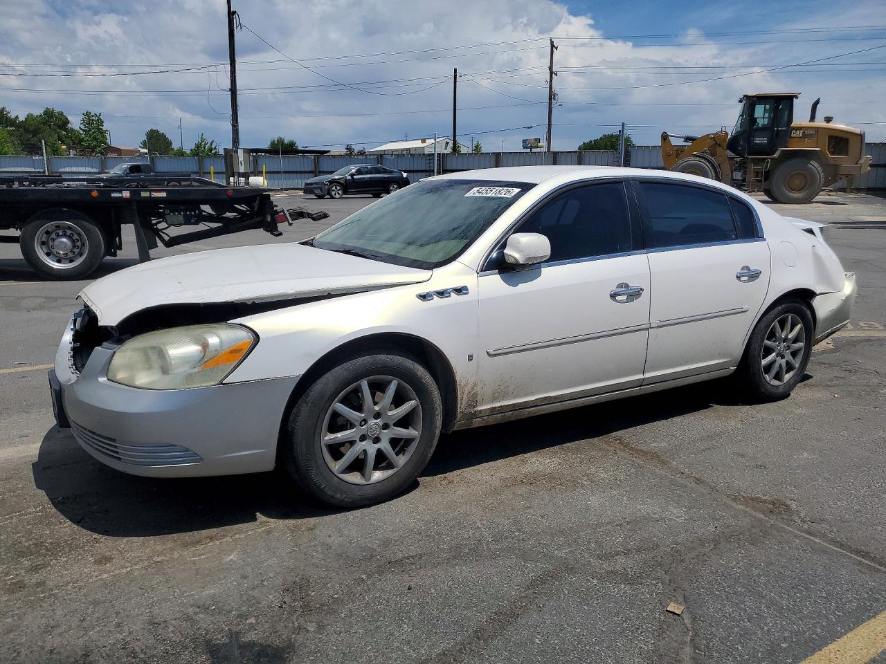 2006 Buick Lucerne White vin: 1G4HD57206U236673
