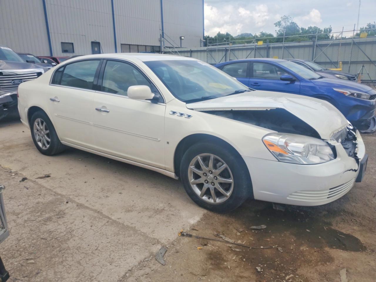 2007 Buick Lucerne Cxl White vin: 1G4HD57207U104966