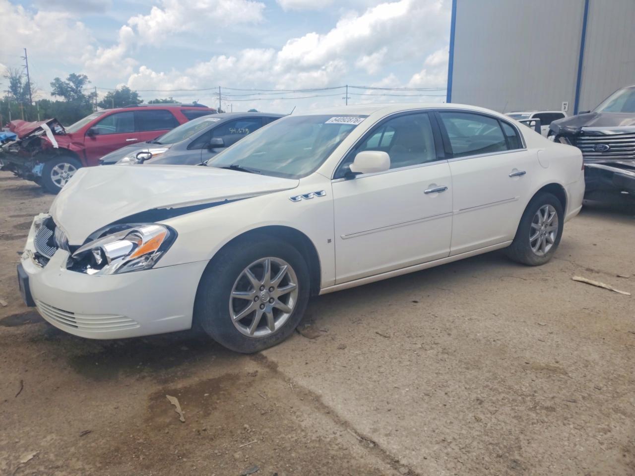 2007 Buick Lucerne Cxl White vin: 1G4HD57207U104966