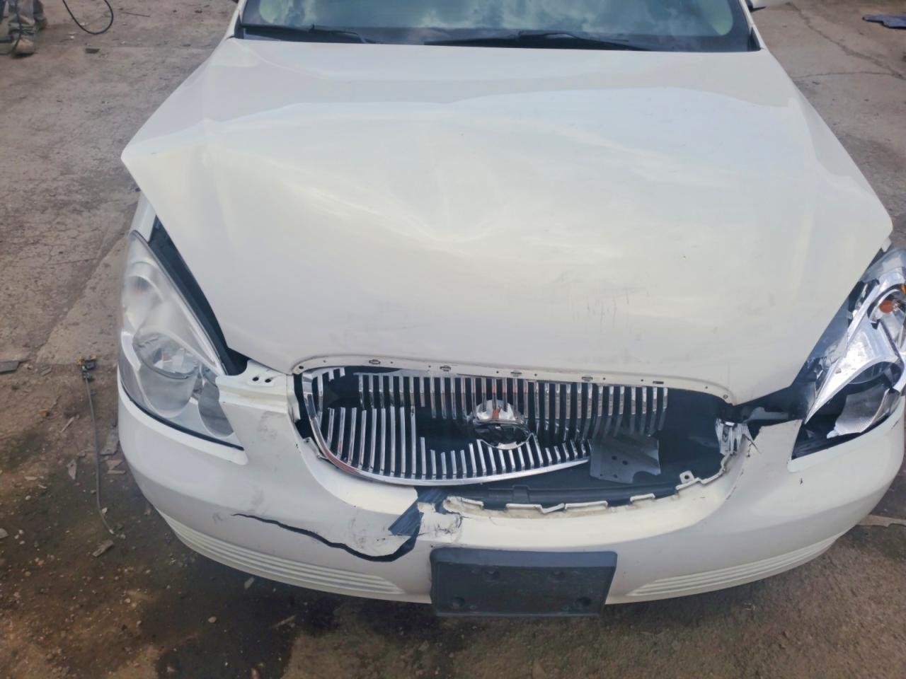 2007 Buick Lucerne Cxl White vin: 1G4HD57207U104966