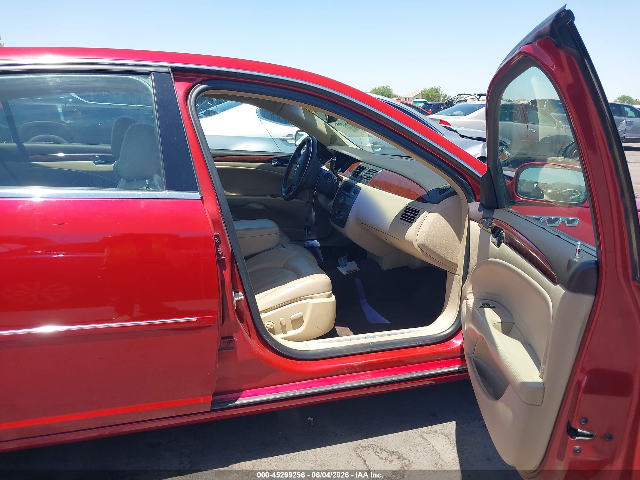 2007 Buick Lucerne Cxl Красный vin: 1G4HD57207U134601