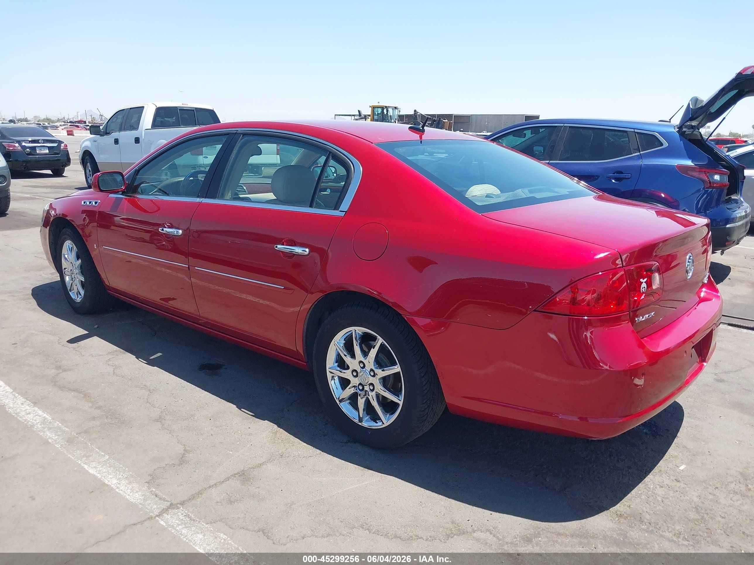 2007 Buick Lucerne Cxl Красный vin: 1G4HD57207U134601