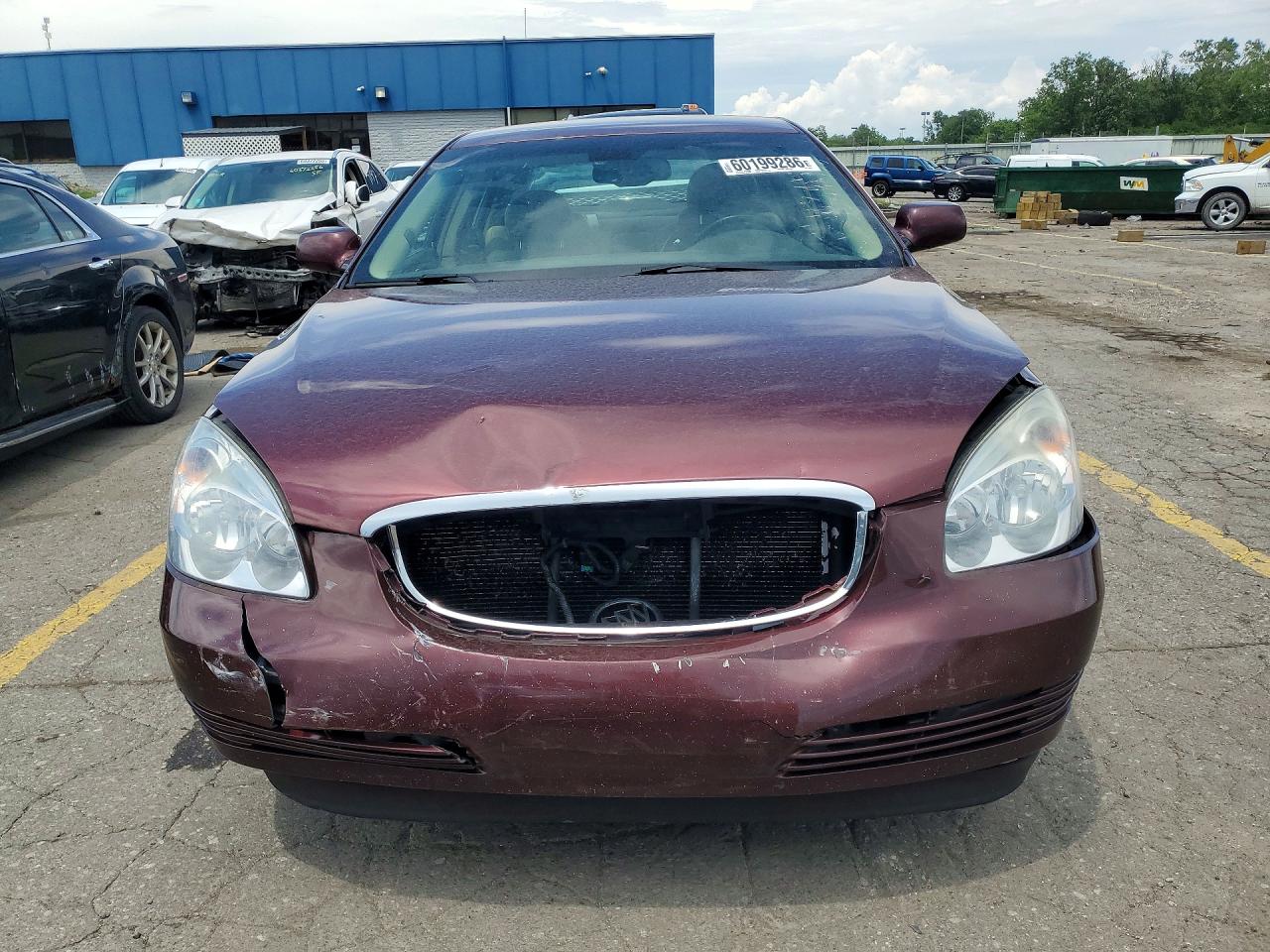 2007 Buick Lucerne Cxl Burgundy vin: 1G4HD57207U151091
