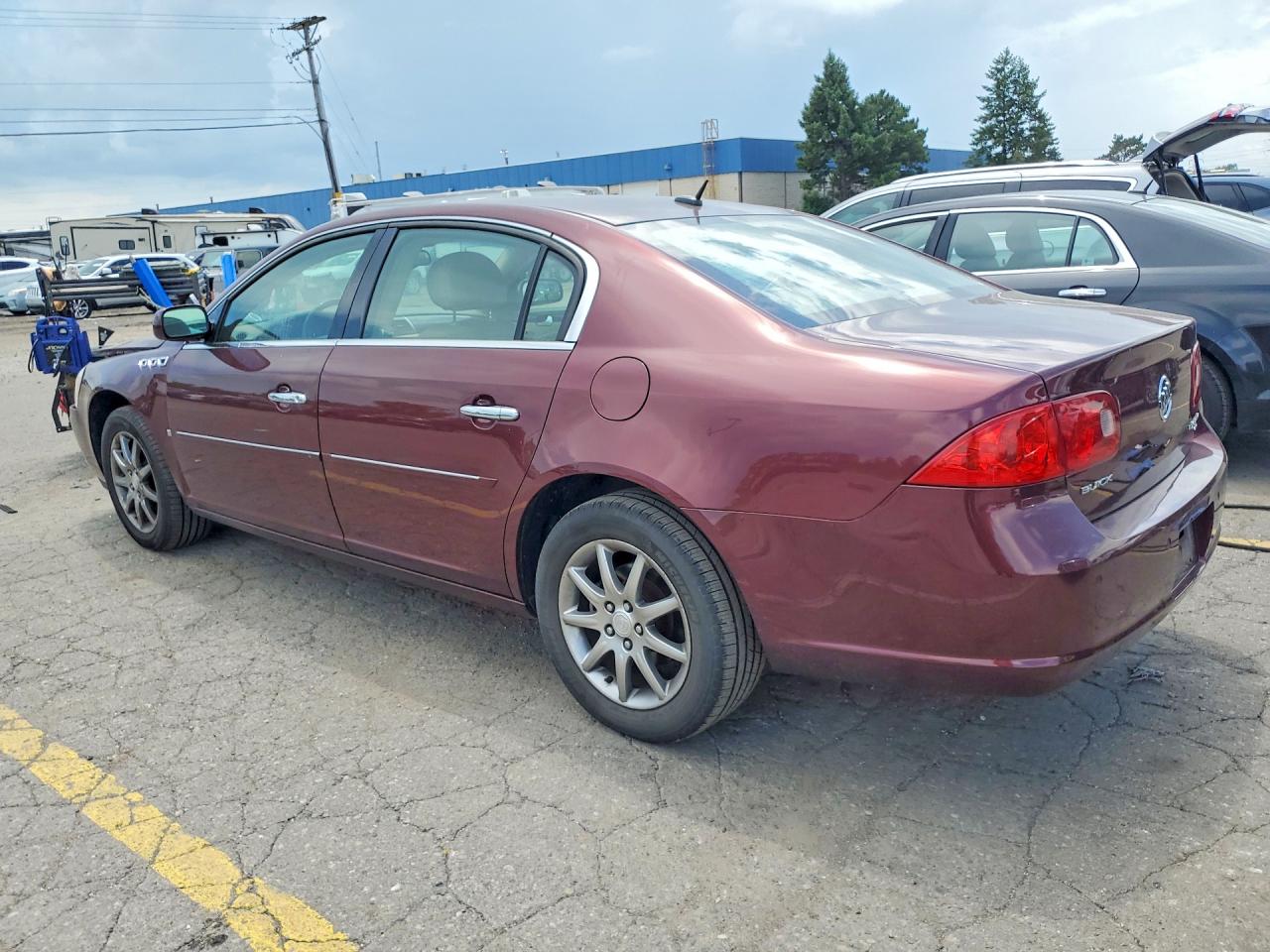 2007 Buick Lucerne Cxl Burgundy vin: 1G4HD57207U151091