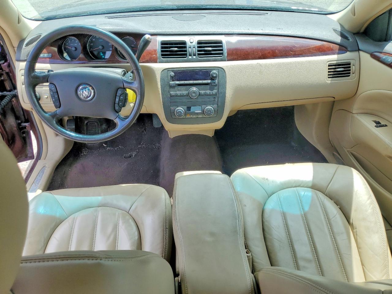2007 Buick Lucerne Cxl Burgundy vin: 1G4HD57207U151091