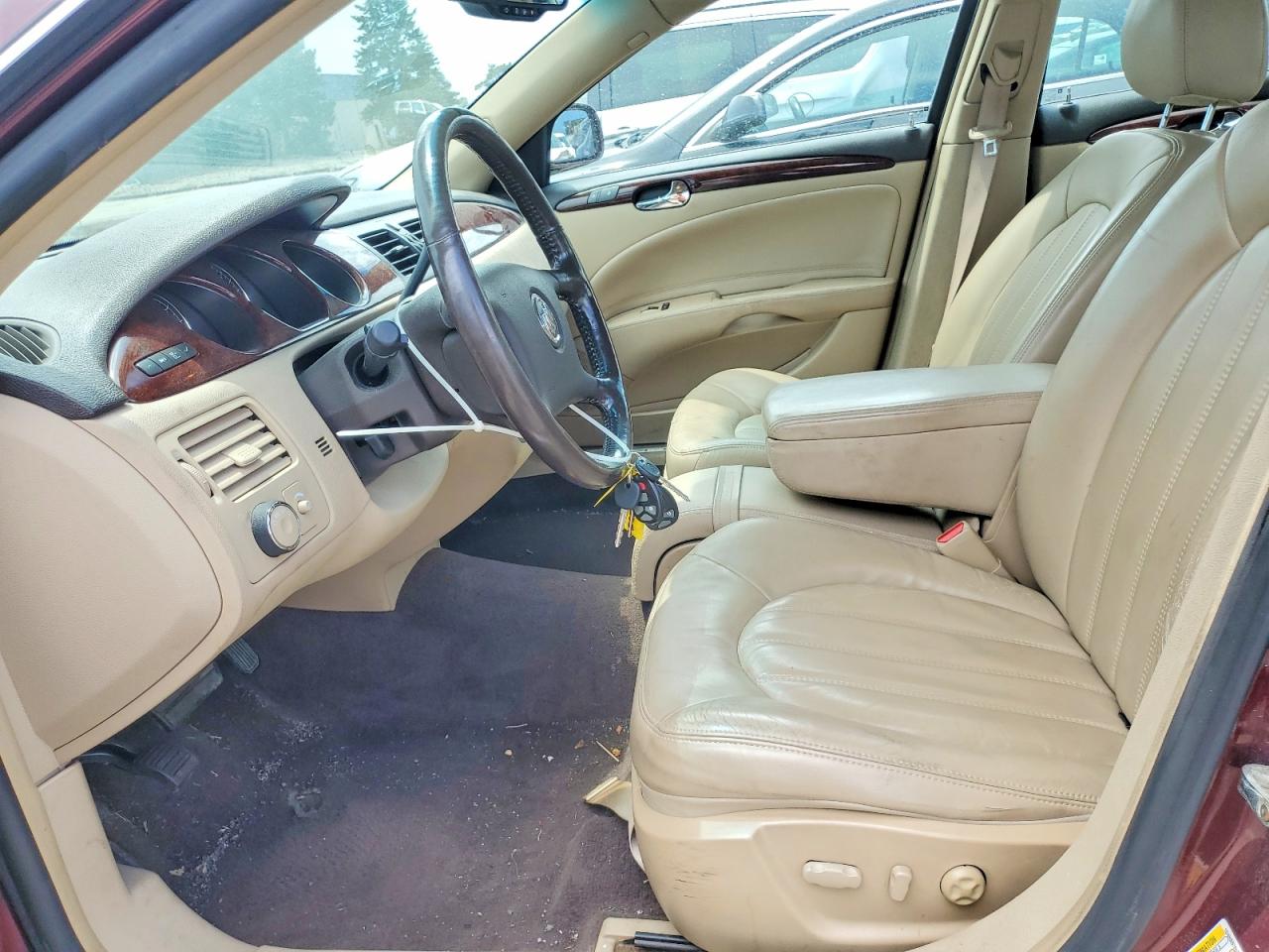 2007 Buick Lucerne Cxl Burgundy vin: 1G4HD57207U151091
