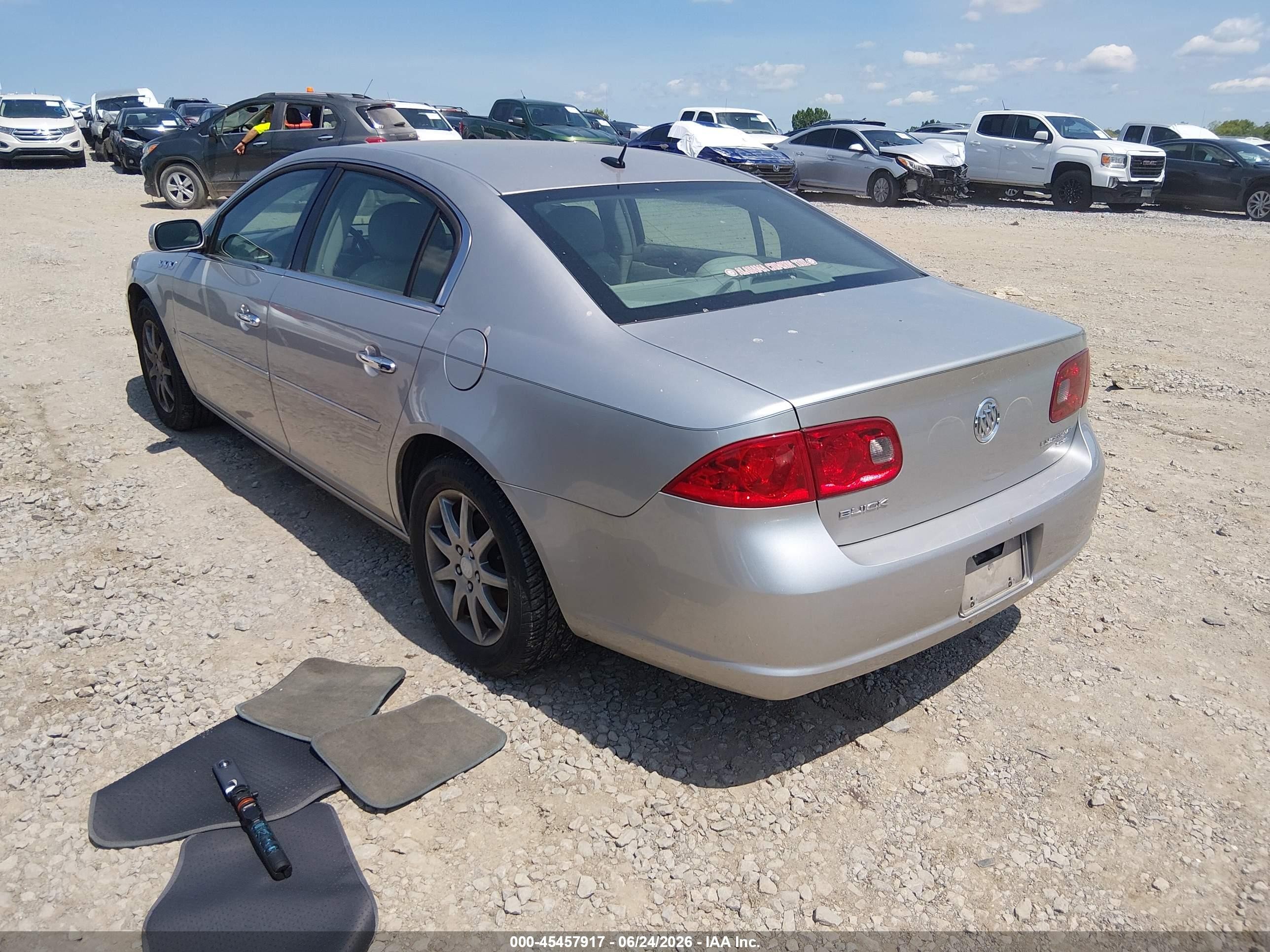 2007 Buick Lucerne Cxl Silver vin: 1G4HD57207U152659
