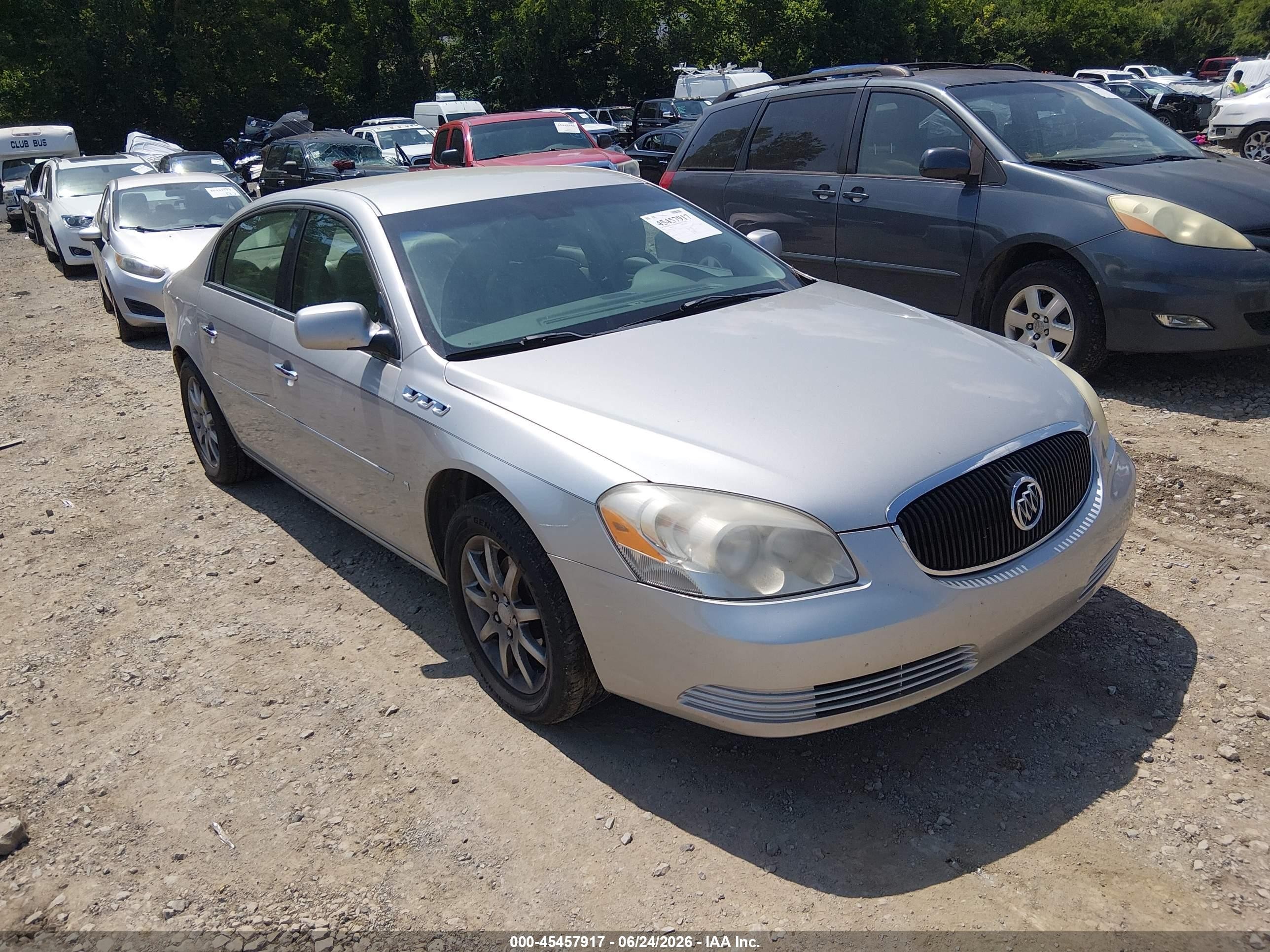 2007 Buick Lucerne Cxl Silver vin: 1G4HD57207U152659