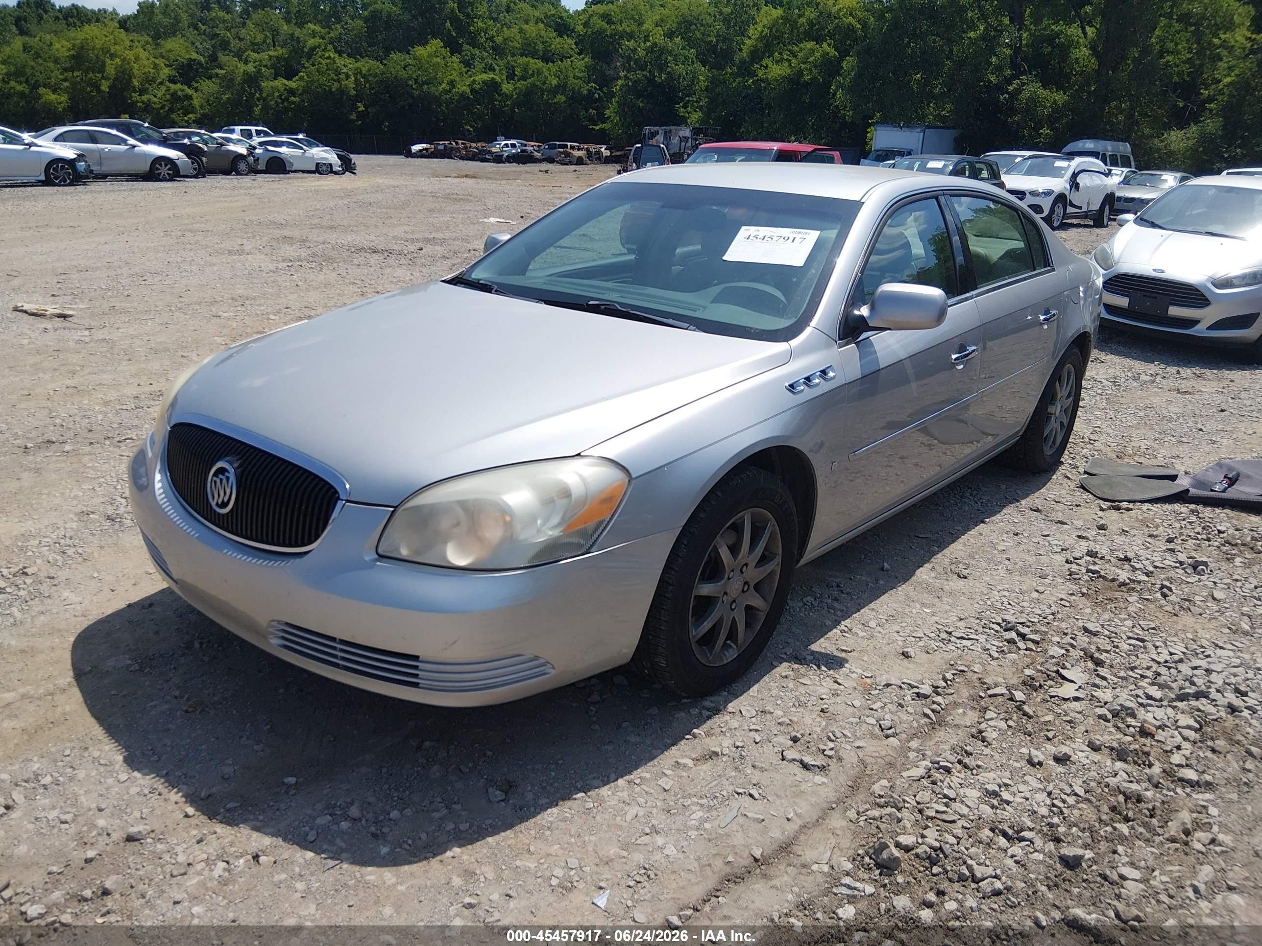 2007 Buick Lucerne Cxl Silver vin: 1G4HD57207U152659