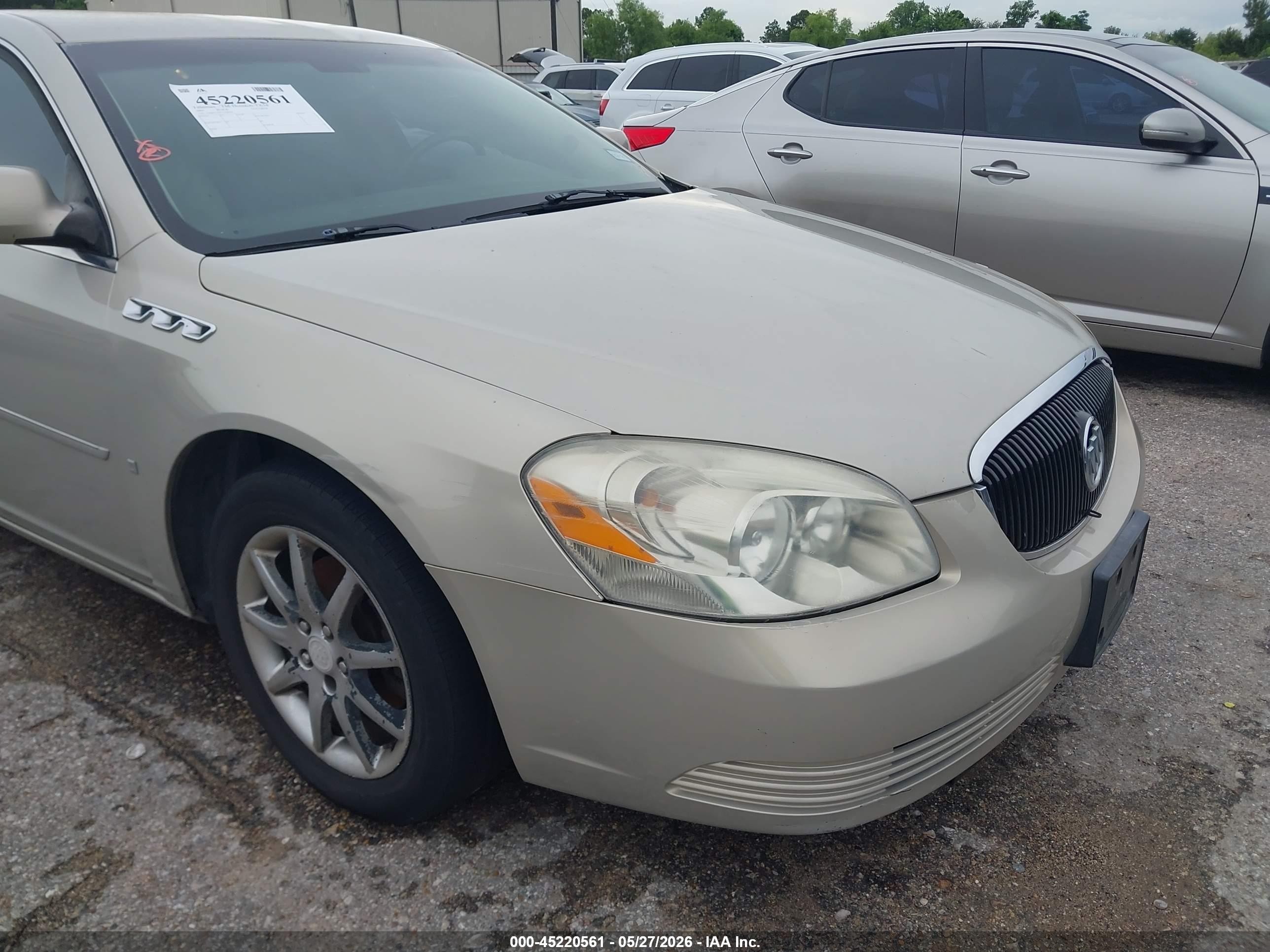 2007 Buick Lucerne Cxl Gold vin: 1G4HD57207U218918