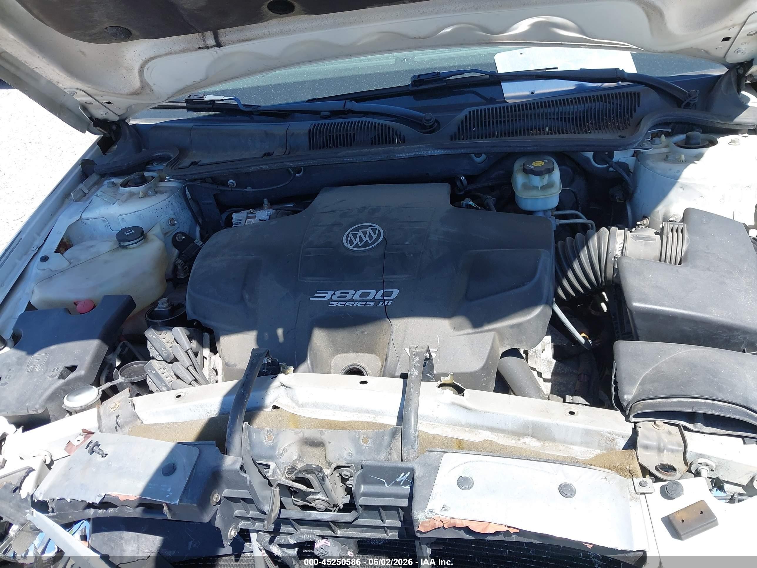 2007 Buick Lucerne Cxl White vin: 1G4HD57207U236433