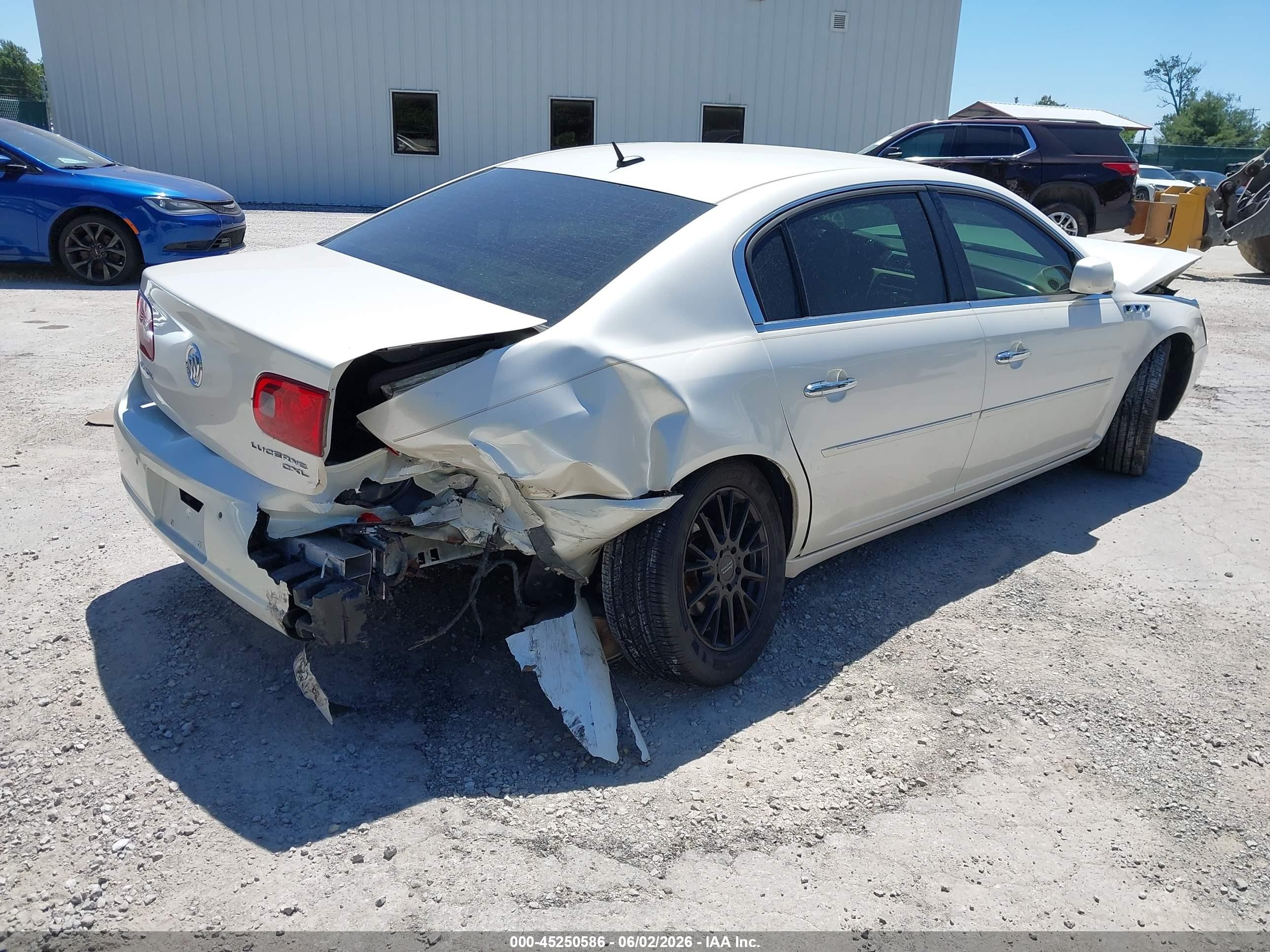 2007 Buick Lucerne Cxl White vin: 1G4HD57207U236433