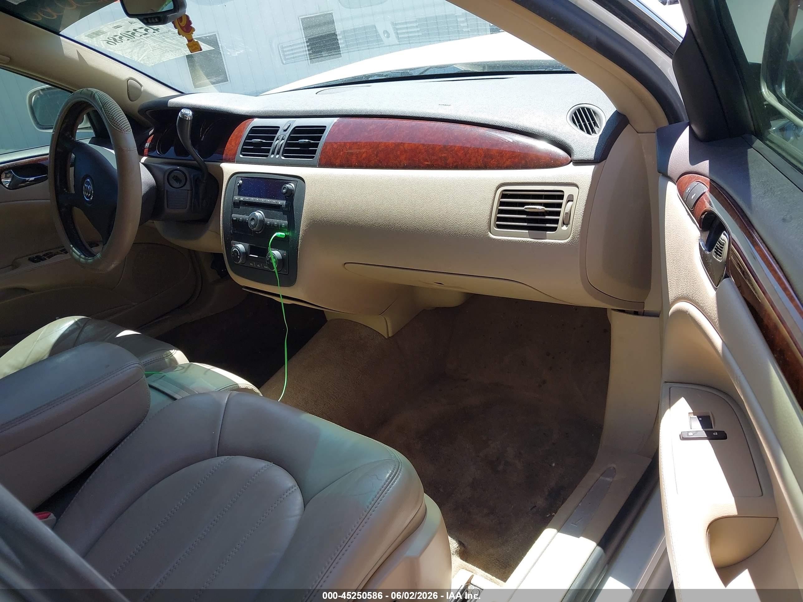 2007 Buick Lucerne Cxl White vin: 1G4HD57207U236433