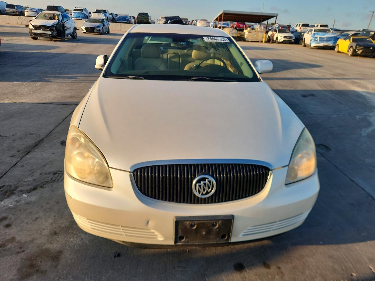2007 Buick Lucerne Cxl White vin: 1G4HD57207U237095