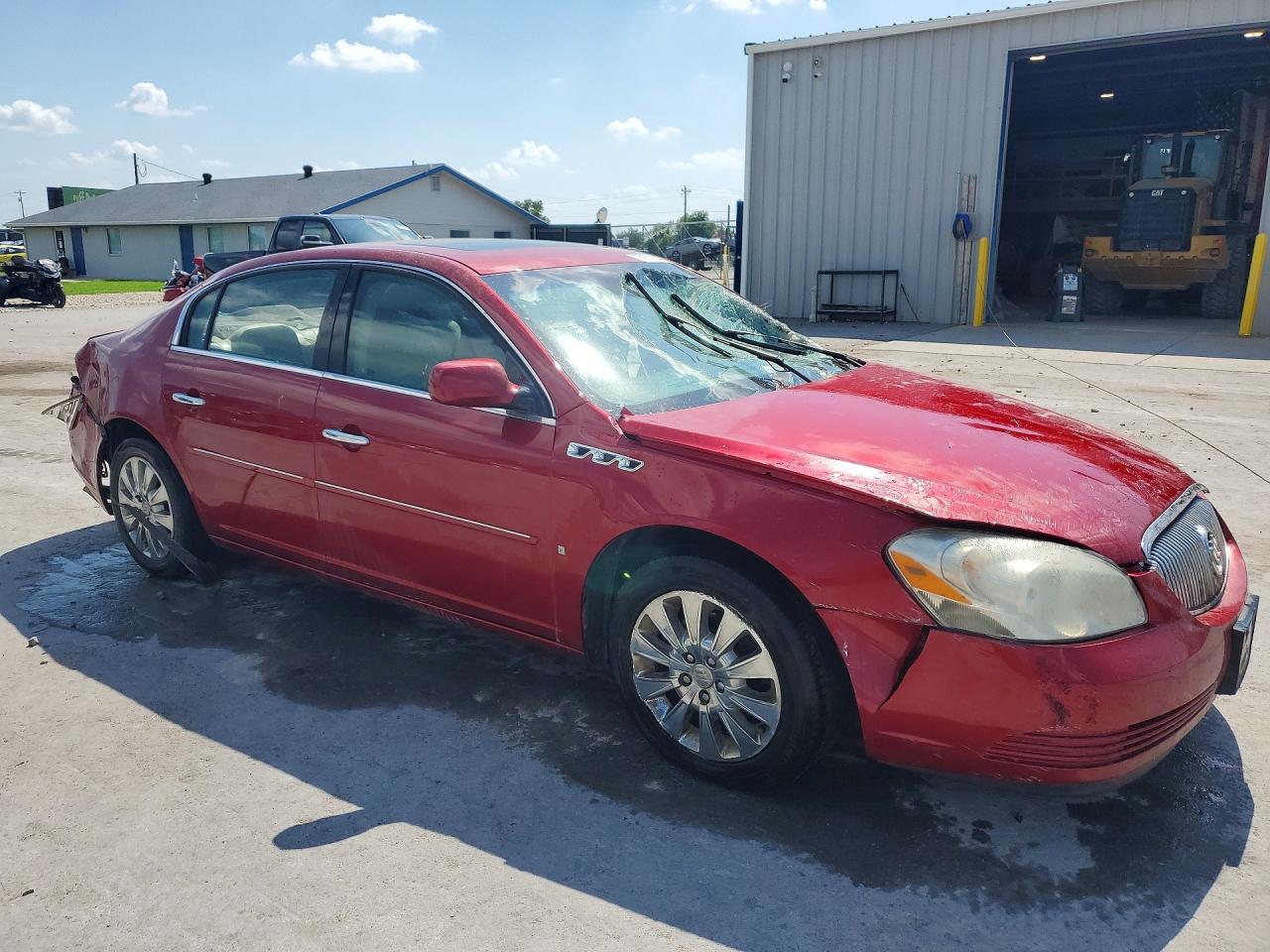 2008 Buick Lucerne Cxl Red vin: 1G4HD57208U192404