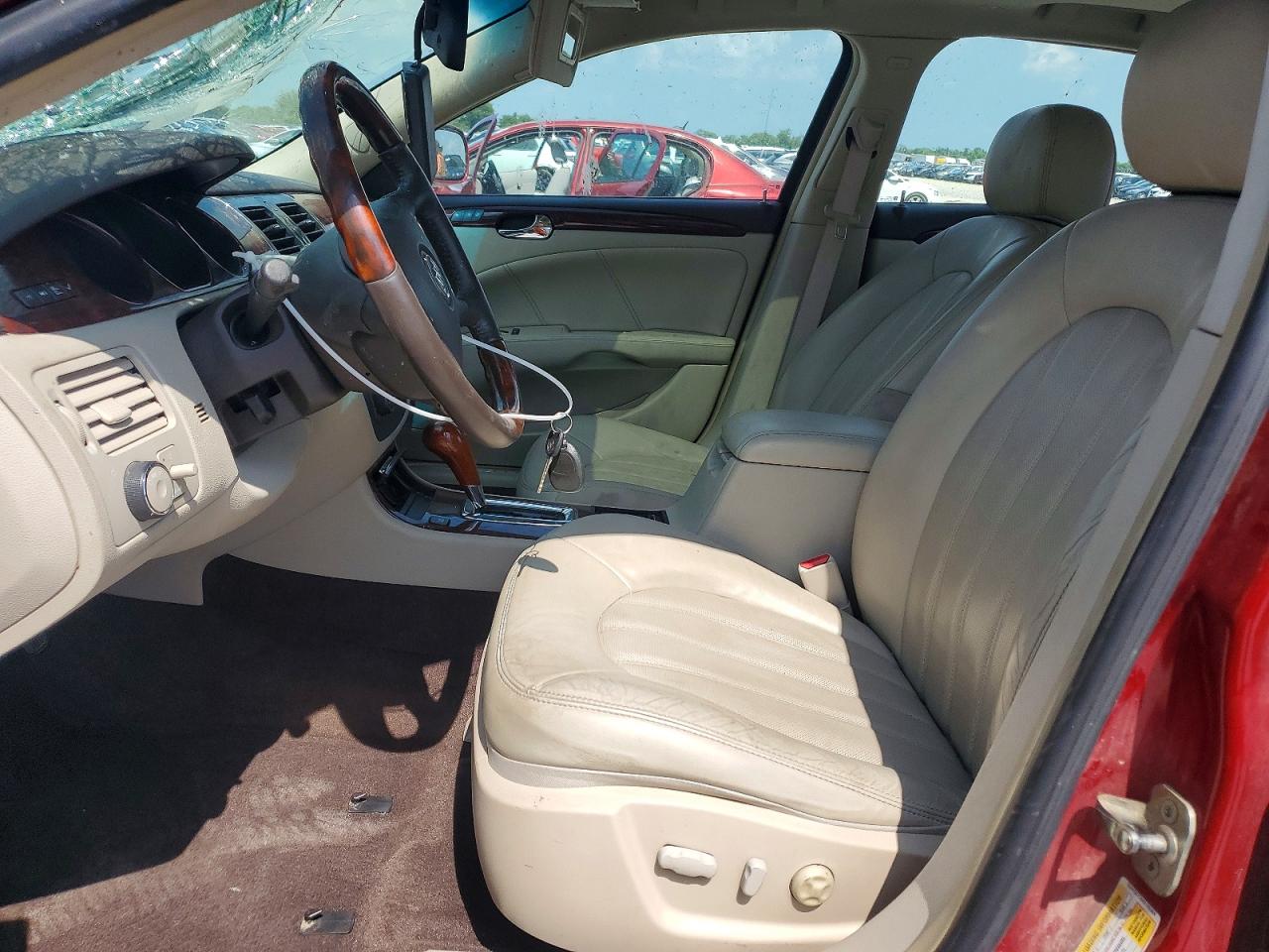 2008 Buick Lucerne Cxl Red vin: 1G4HD57208U192404
